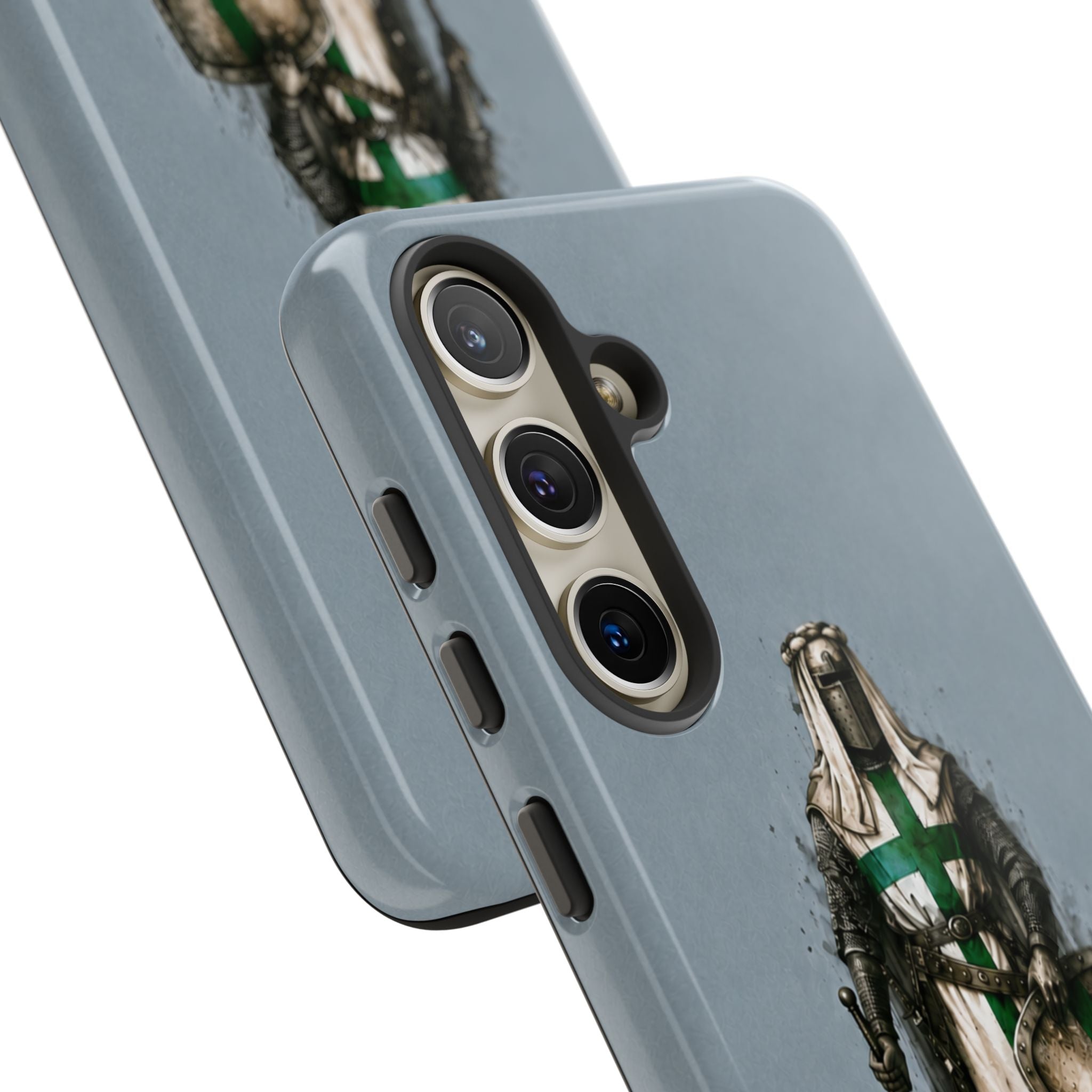 Knight Of The Order Of Saint Lazarus Phone Case | Faded Steel Blue