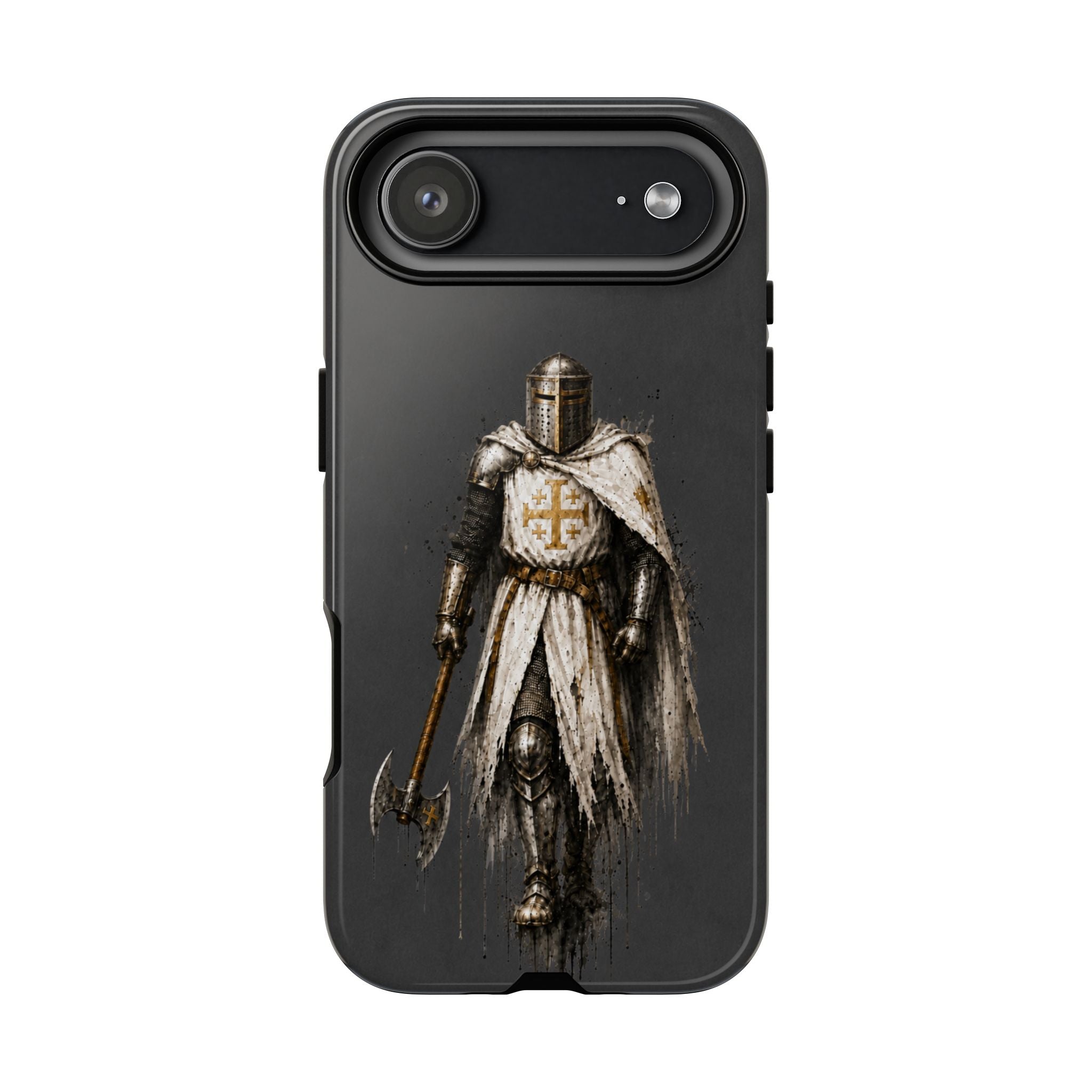 Knight Of The Kingdom Of Jerusalem Phone Case | Charcoal Grey