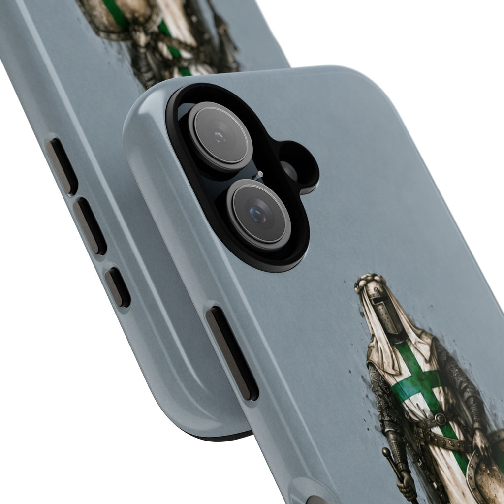 Knight Of The Order Of Saint Lazarus Phone Case | Faded Steel Blue