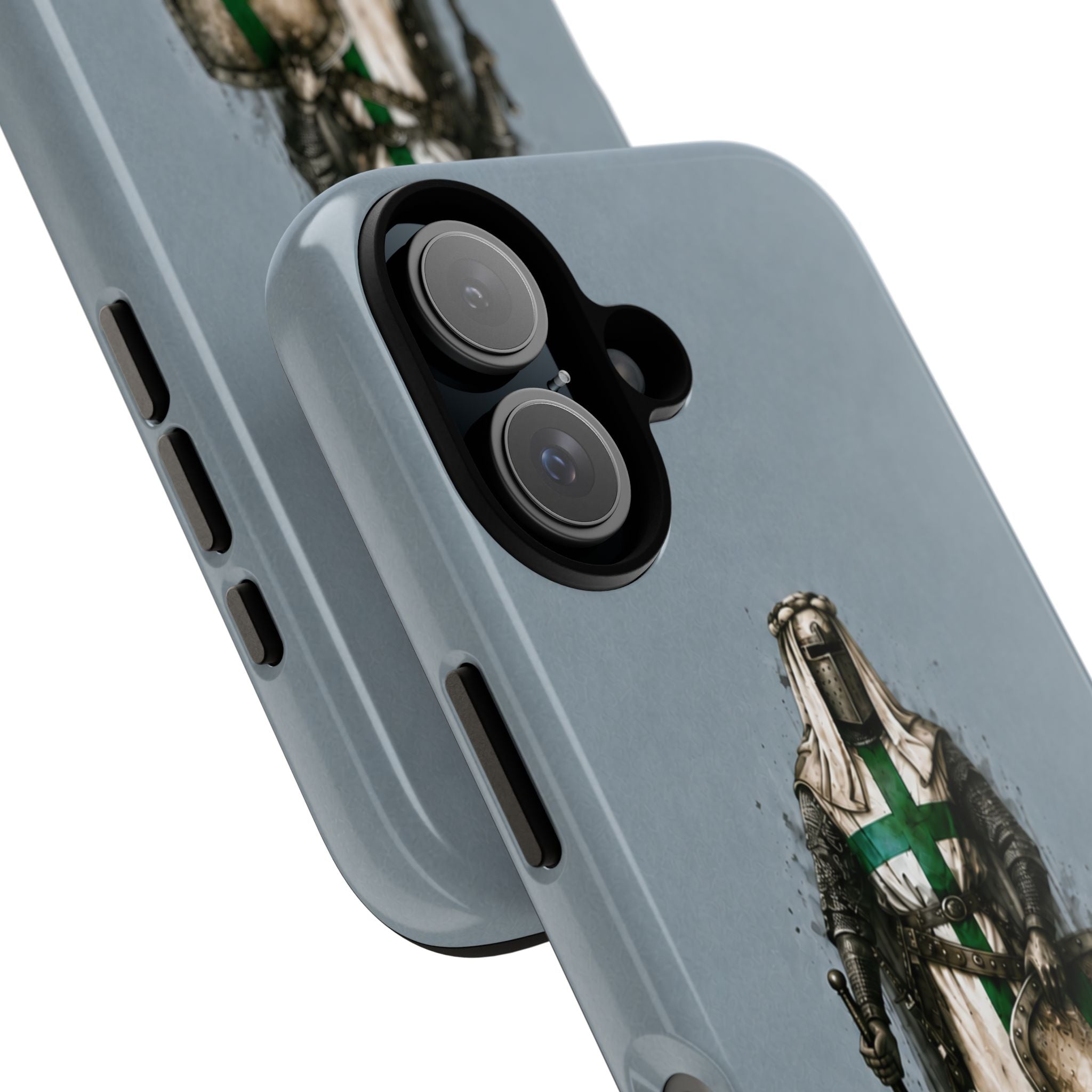 Knight Of The Order Of Saint Lazarus Phone Case | Faded Steel Blue