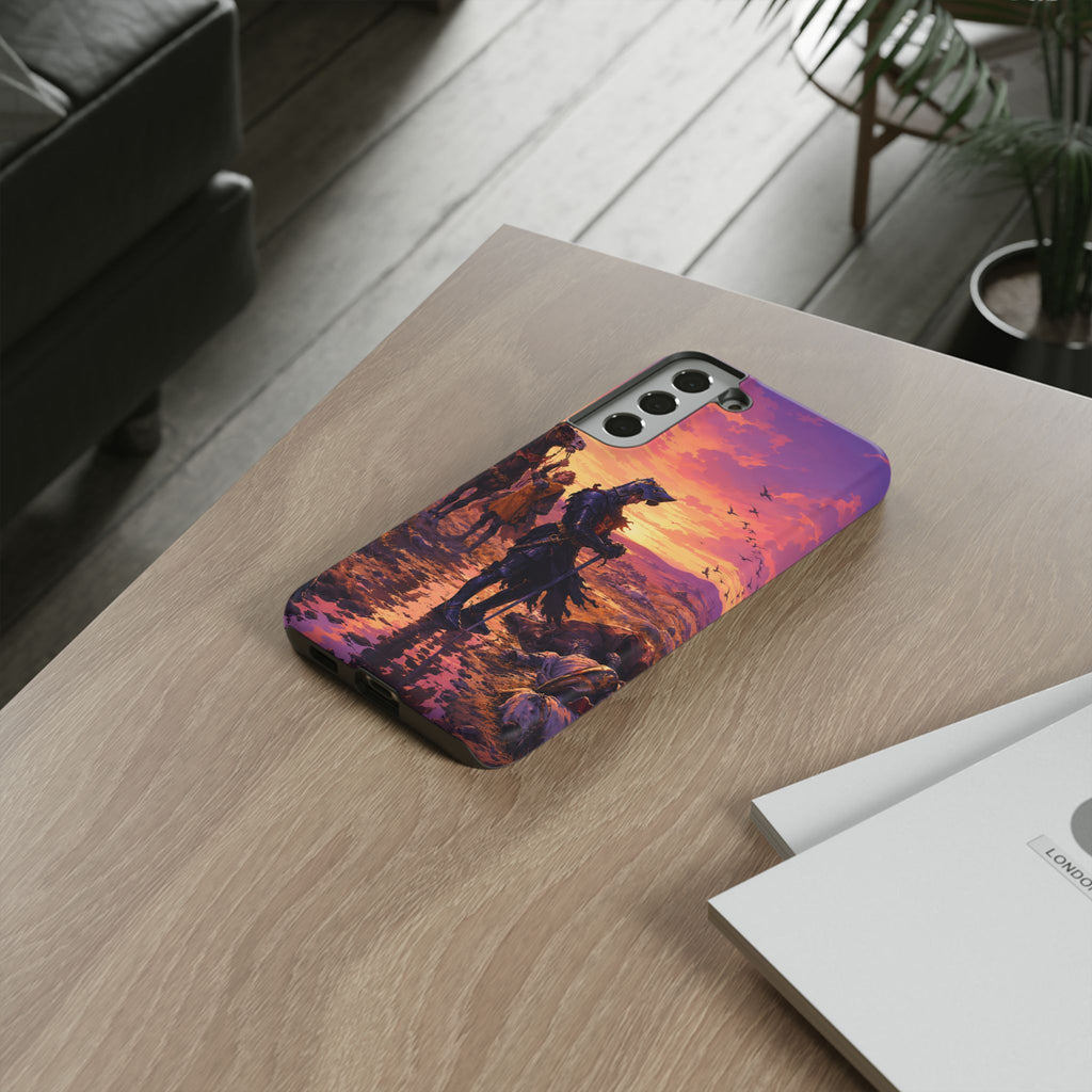Medieval Knight Phone Cases In The GTA VI Art Style
