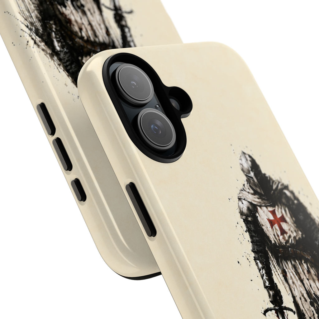 Knight Of The Templar Order Phone Case | Parchment Ivory