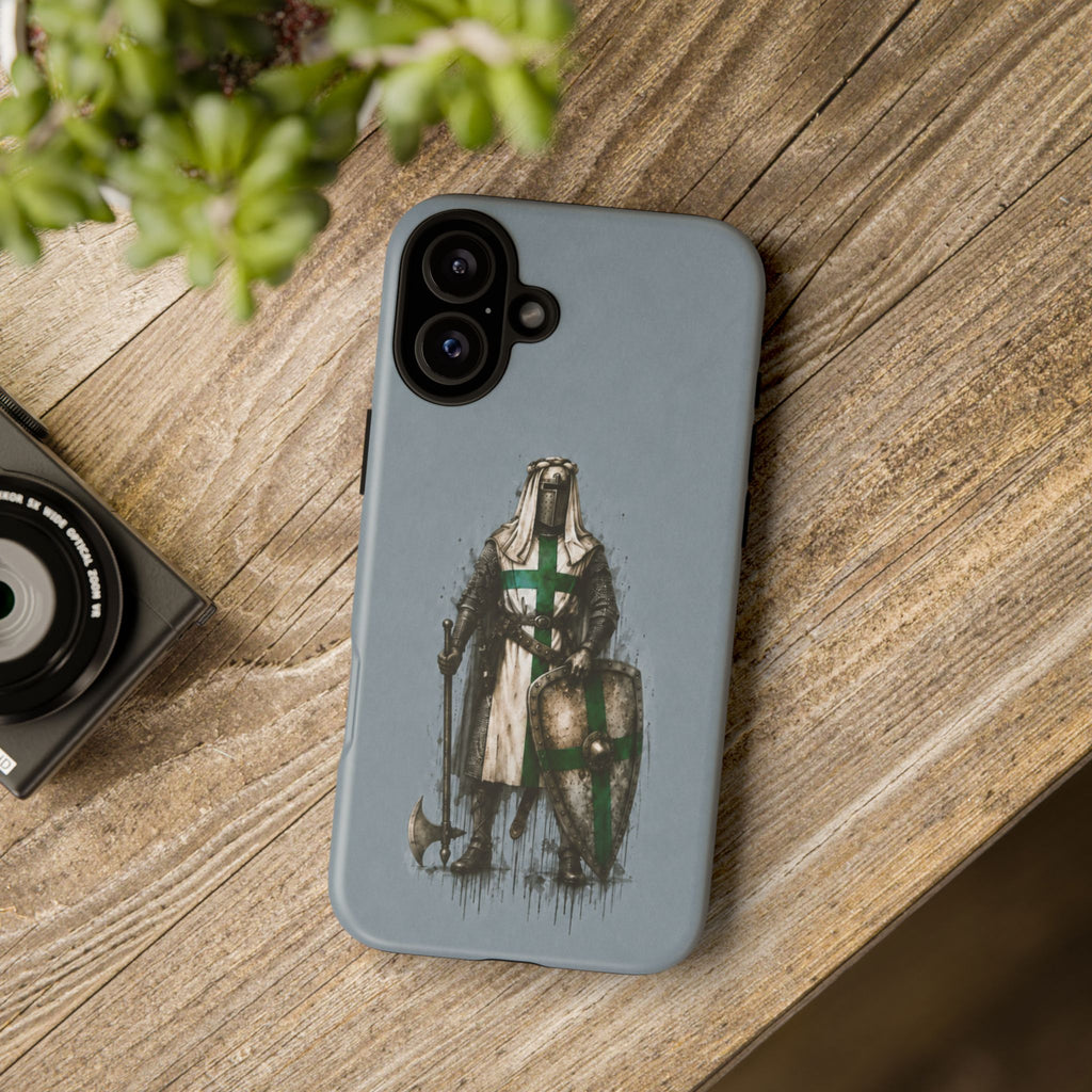 Knight Of The Order Of Saint Lazarus Phone Case | Faded Steel Blue