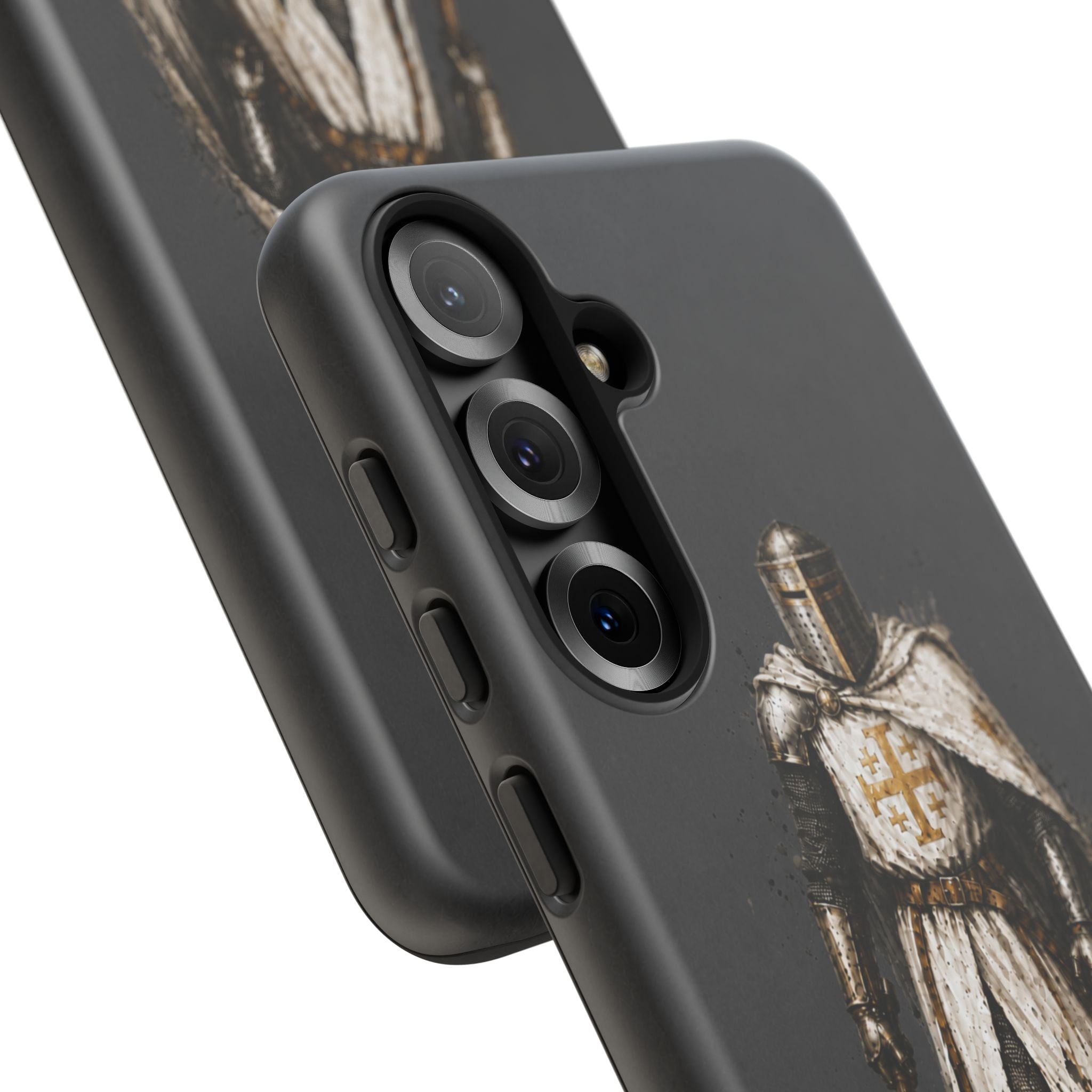 Knight Of The Kingdom Of Jerusalem Phone Case | Charcoal Grey