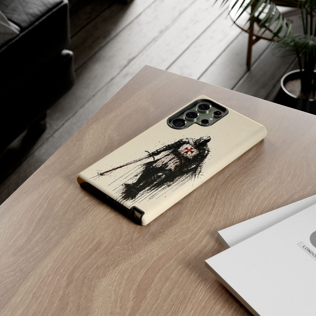 Knight Of The Templar Order Phone Case | Parchment Ivory