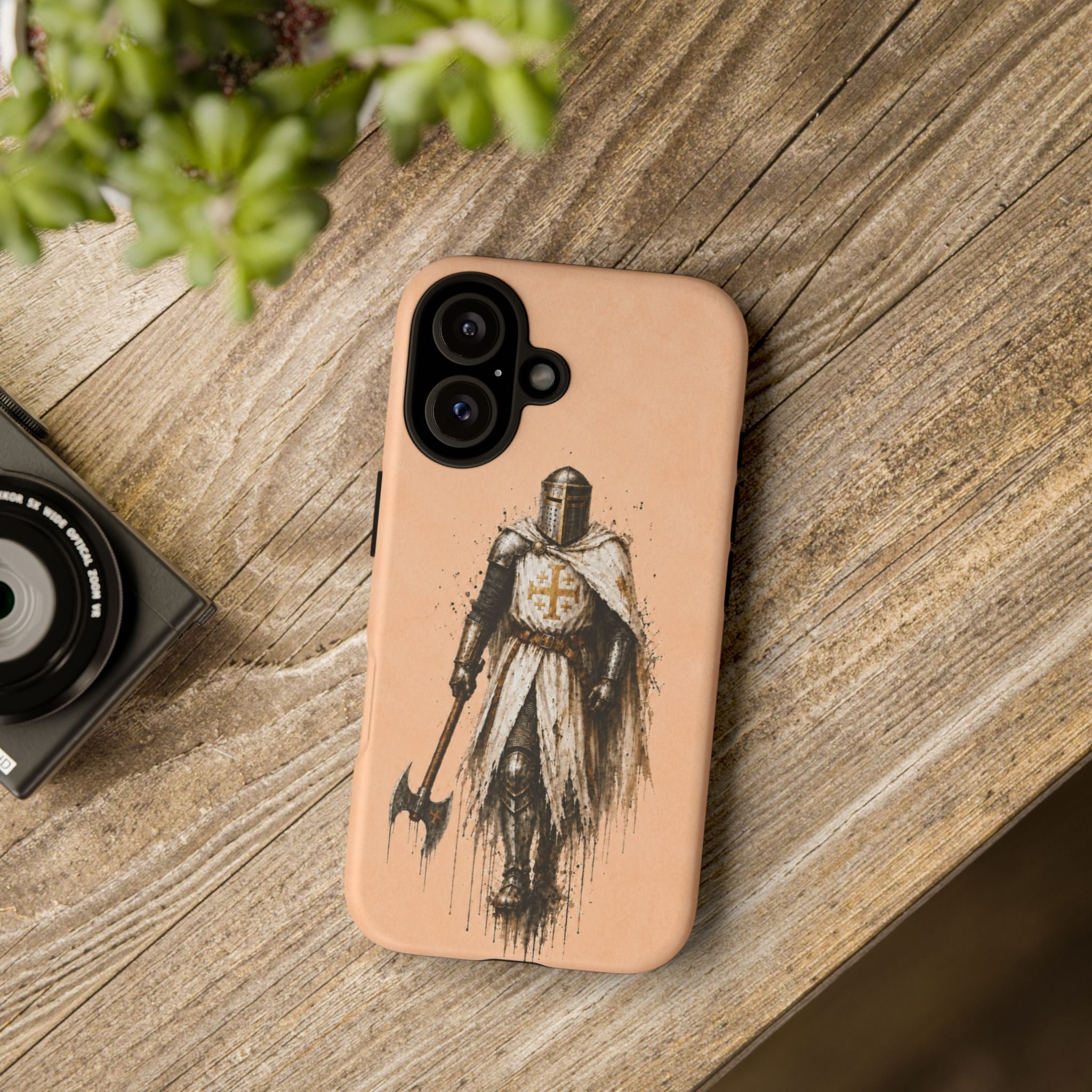 Knight Of The Kingdom Of Jerusalem Phone Case | Peach