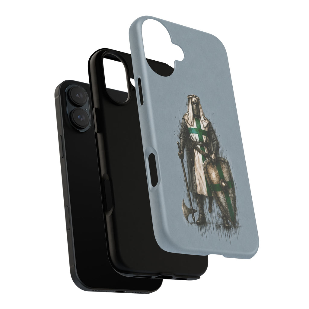 Knight Of The Order Of Saint Lazarus Phone Case | Faded Steel Blue