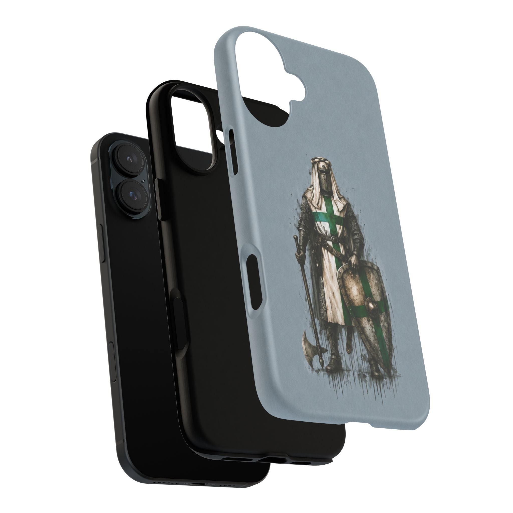 Knight Of The Order Of Saint Lazarus Phone Case | Faded Steel Blue