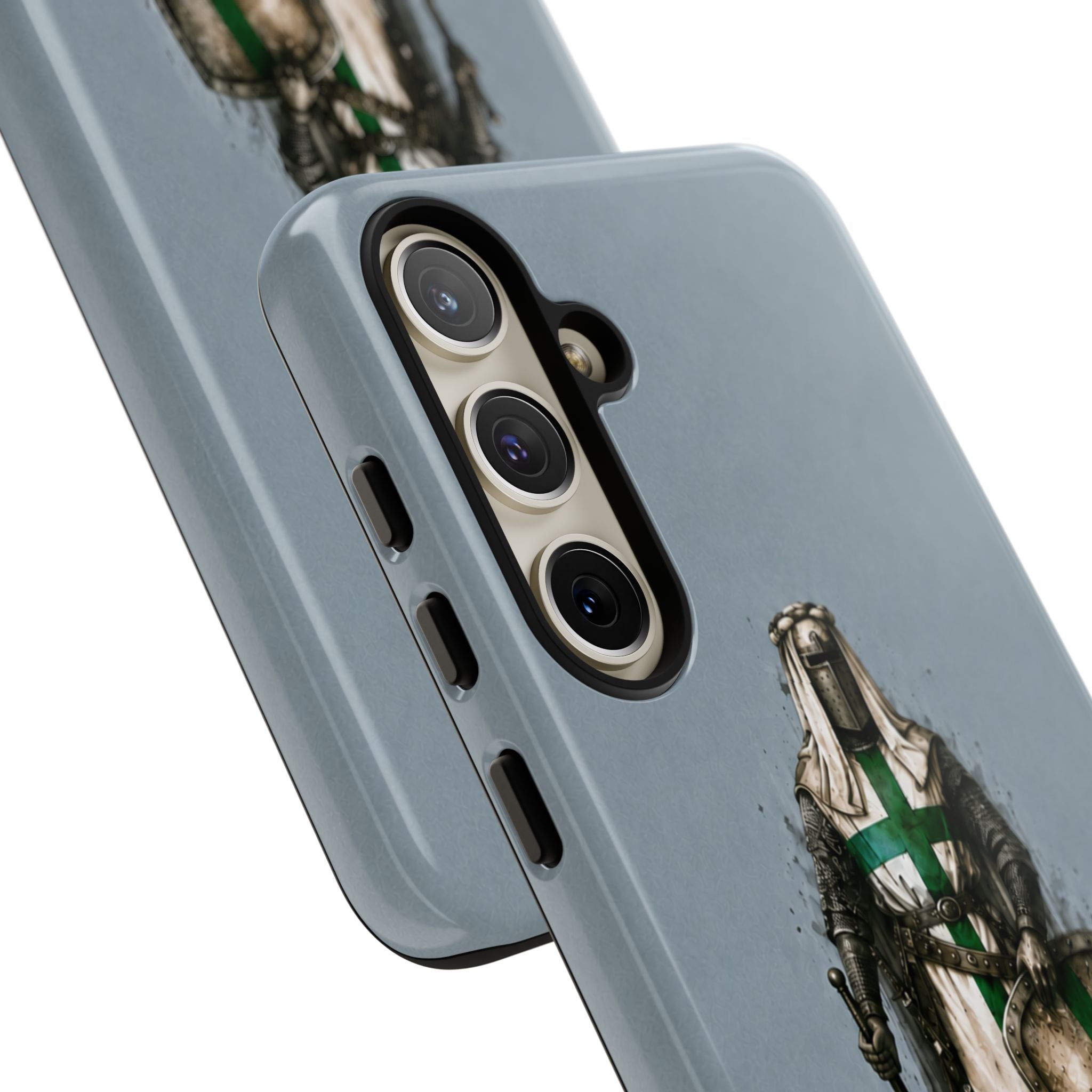 Knight Of The Order Of Saint Lazarus Phone Case | Faded Steel Blue