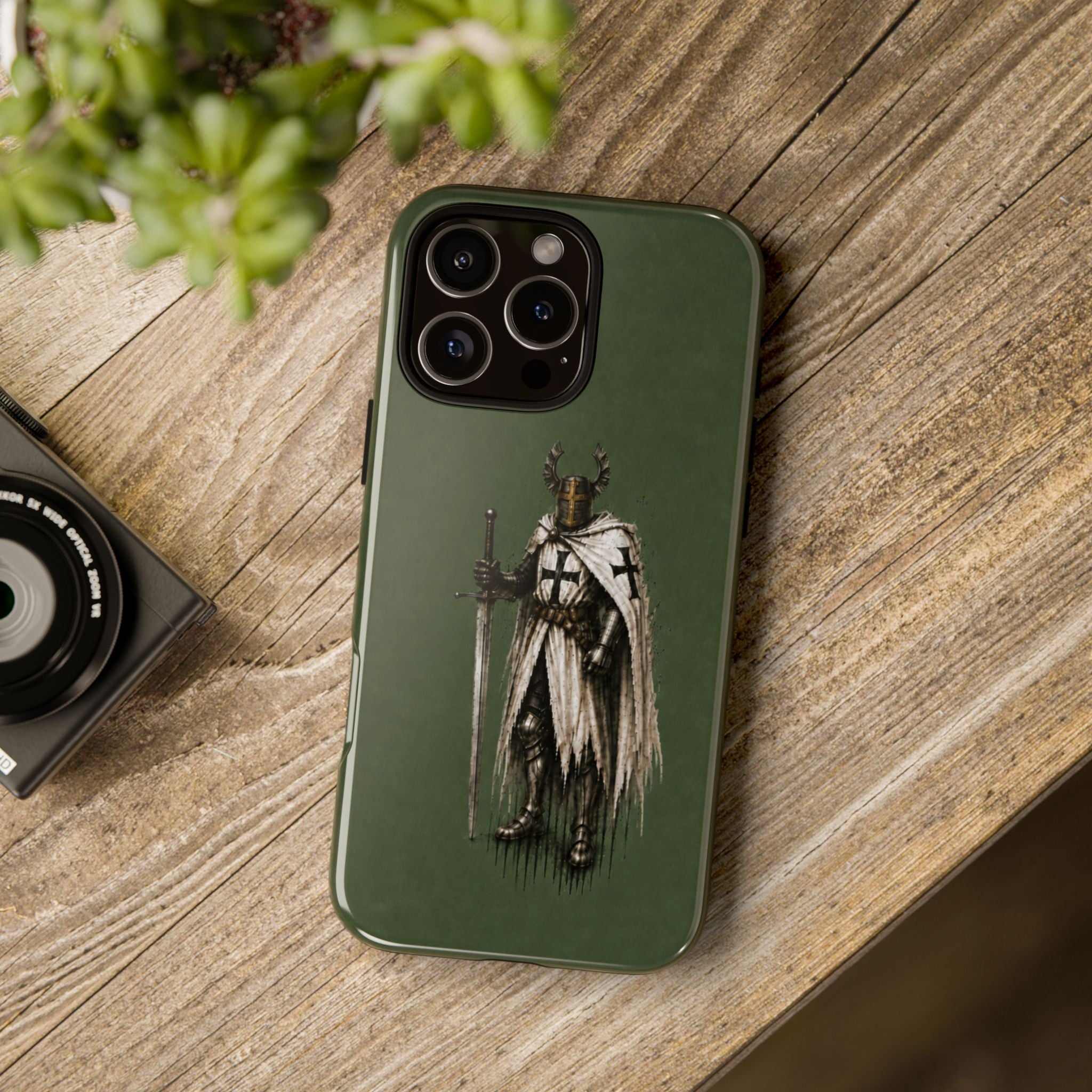 Knight Of The Teutonic Order Phone Case I Forest Green