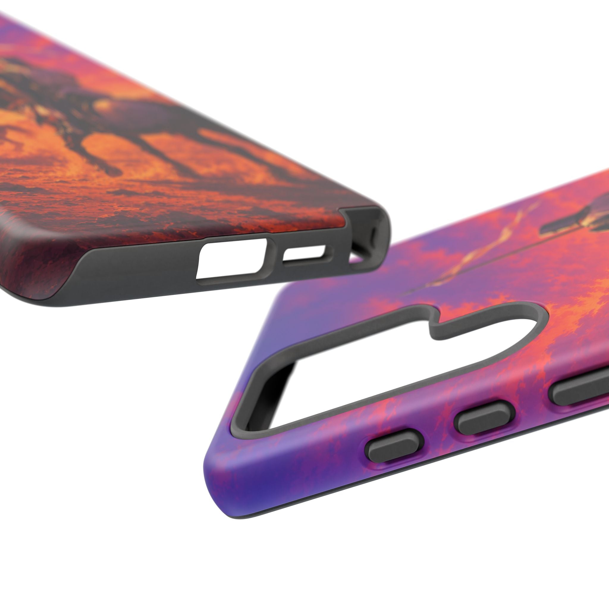 Medieval Knights Sunset Phone Case | Armor Cavalry Phone Case