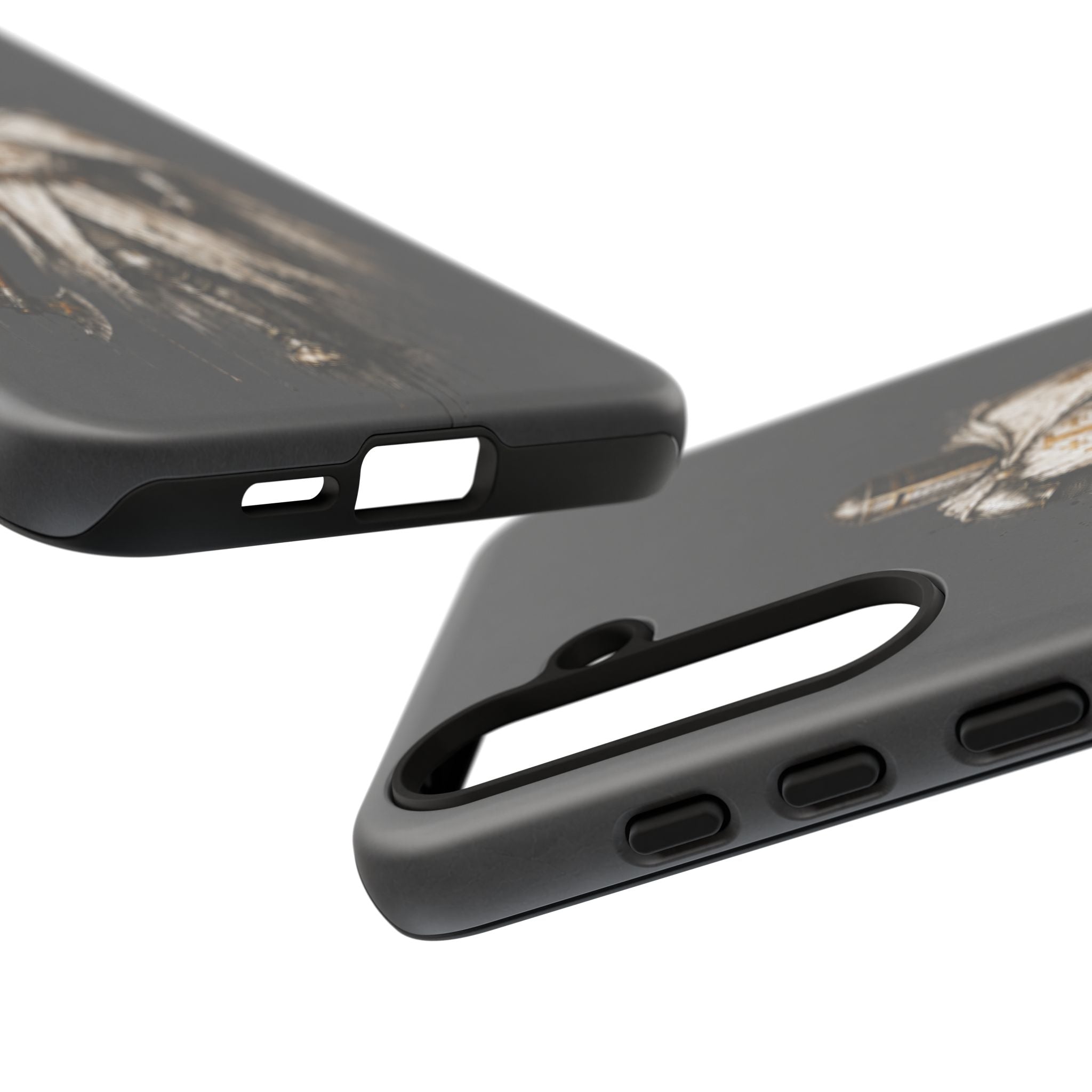 Knight Of The Kingdom Of Jerusalem Phone Case | Charcoal Grey
