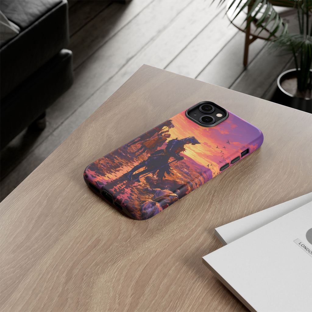 Medieval Knight Phone Cases In The GTA VI Art Style