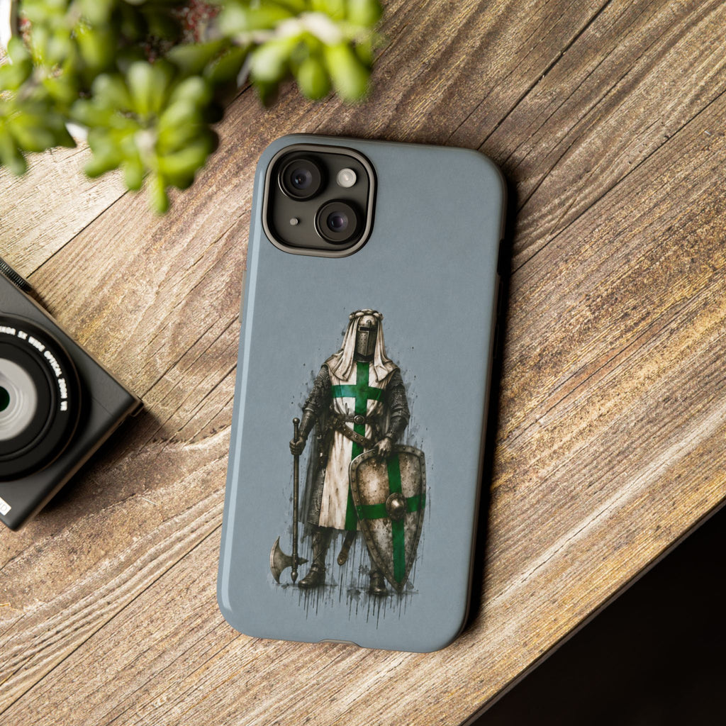 Knight Of The Order Of Saint Lazarus Phone Case | Faded Steel Blue