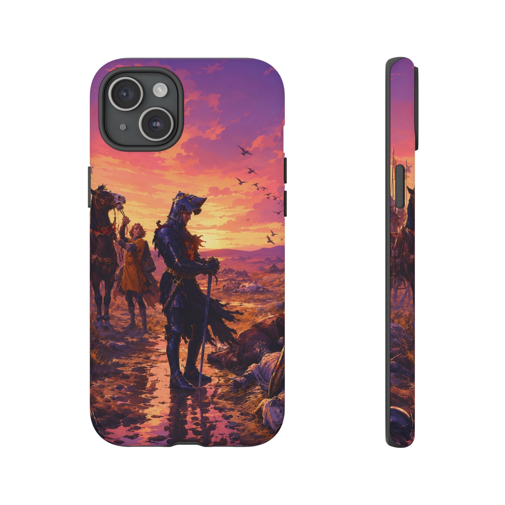 Medieval Knight Phone Cases In The GTA VI Art Style