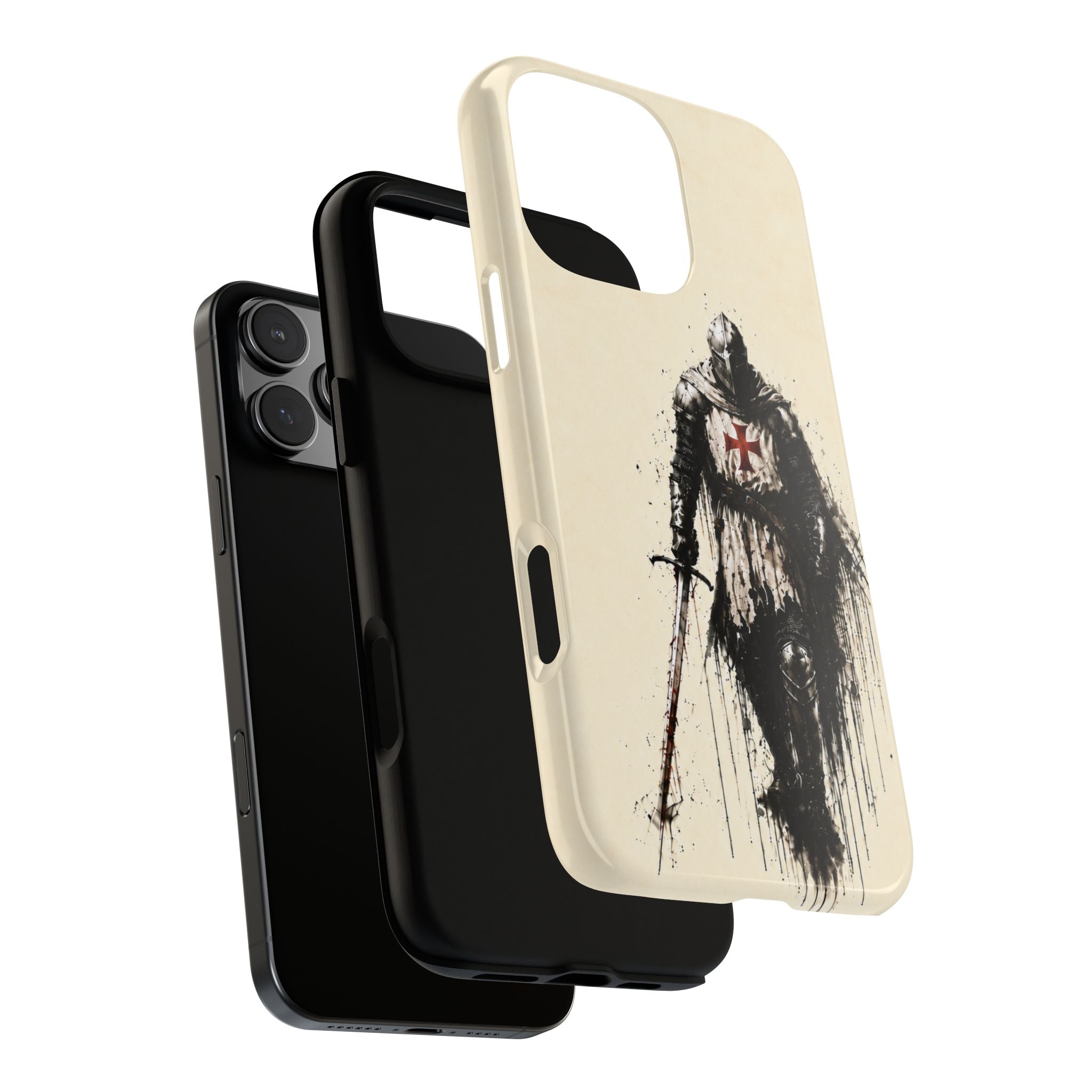 Knight Of The Templar Order Phone Case | Parchment Ivory