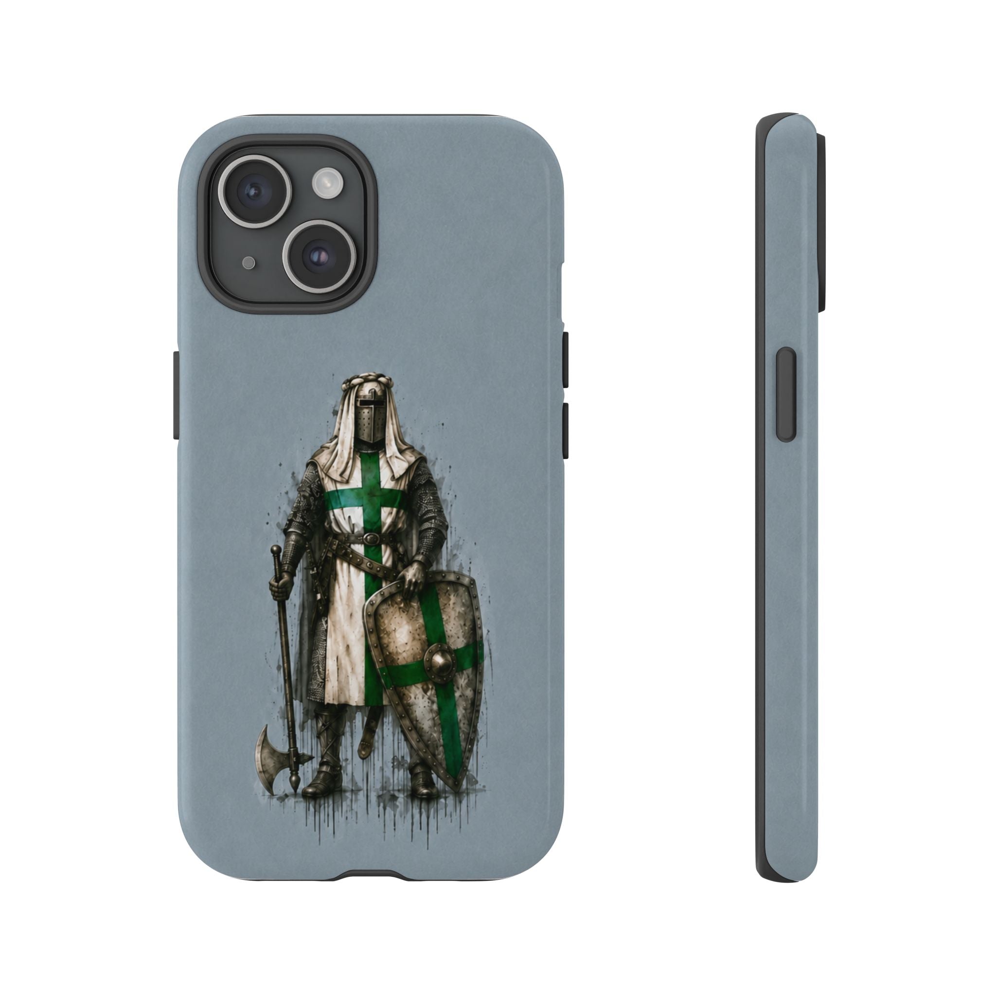 Knight Of The Order Of Saint Lazarus Phone Case | Faded Steel Blue