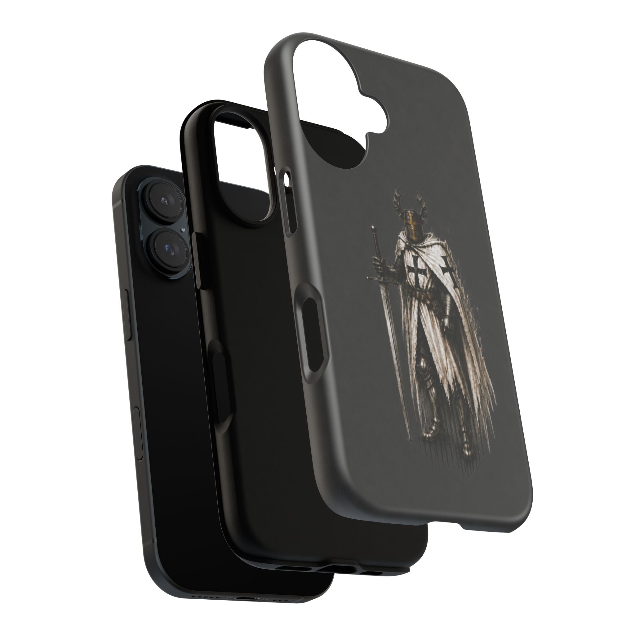 Knight Of The Teutonic Order Phone Case | Charcoal Grey