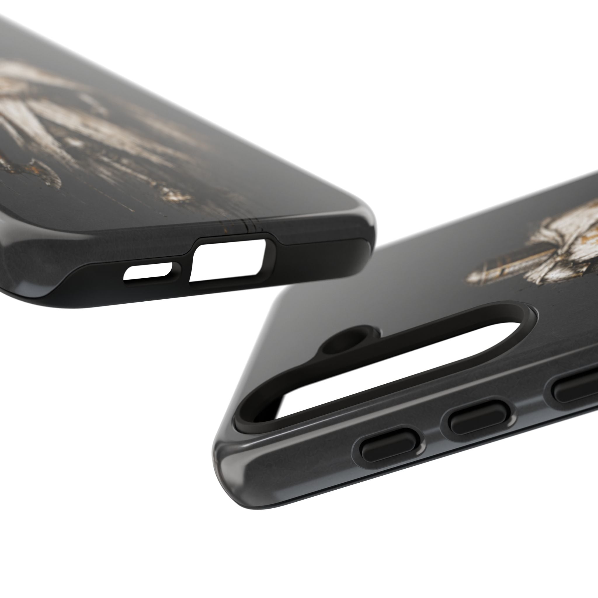 Knight Of The Kingdom Of Jerusalem Phone Case | Charcoal Grey