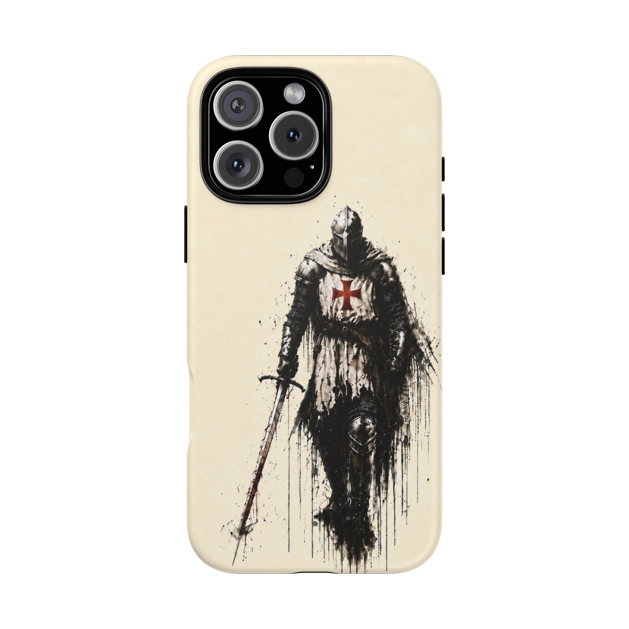 Knight Of The Templar Order Phone Case | Parchment Ivory
