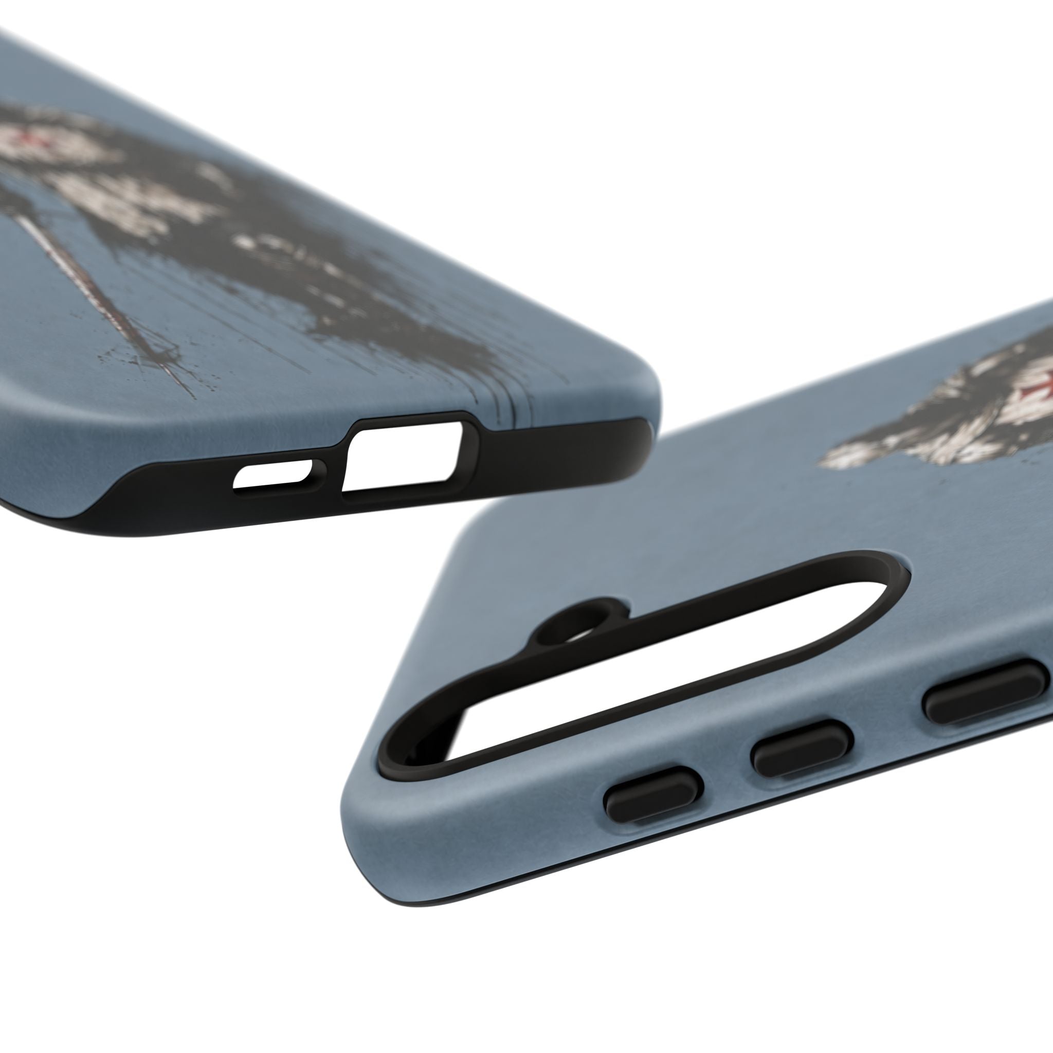 Knight Of The Templar Order Phone Case | Faded Steel Blue