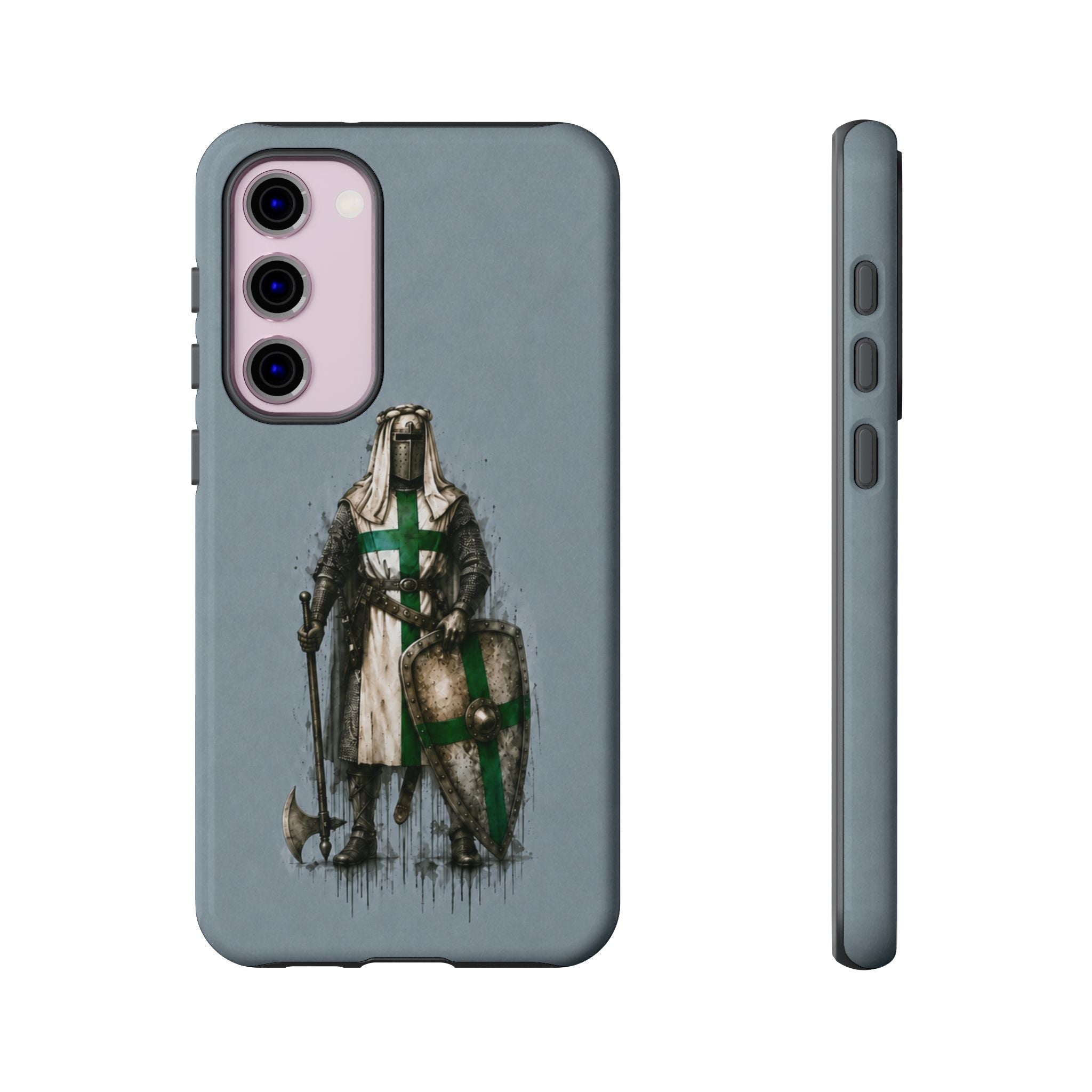 Knight Of The Order Of Saint Lazarus Phone Case | Faded Steel Blue