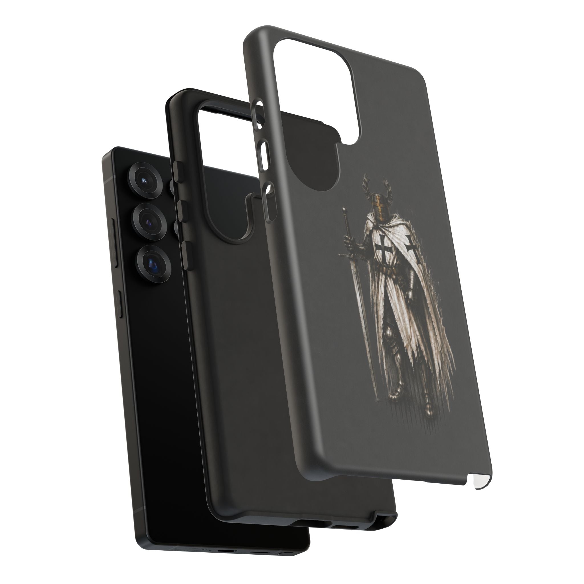 Knight Of The Teutonic Order Phone Case | Charcoal Grey