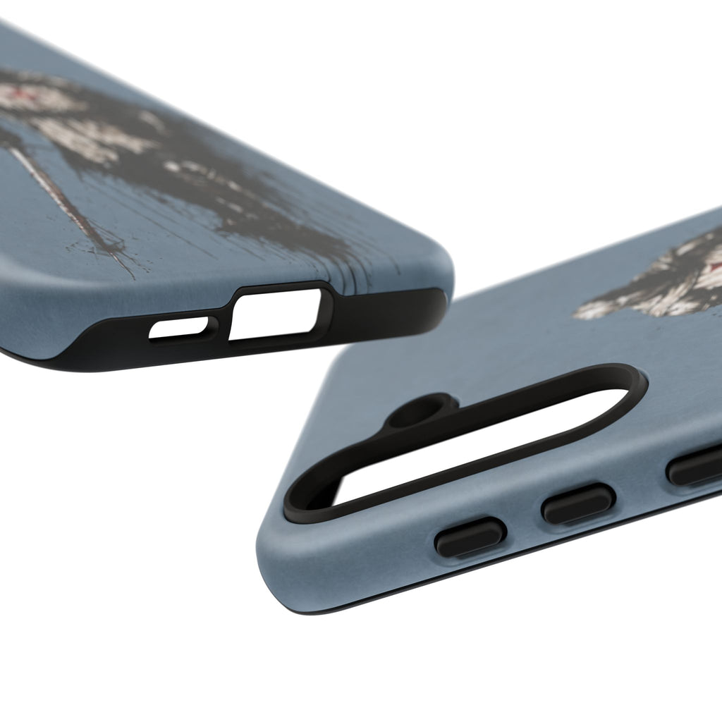 Knight Of The Templar Order Phone Case | Faded Steel Blue