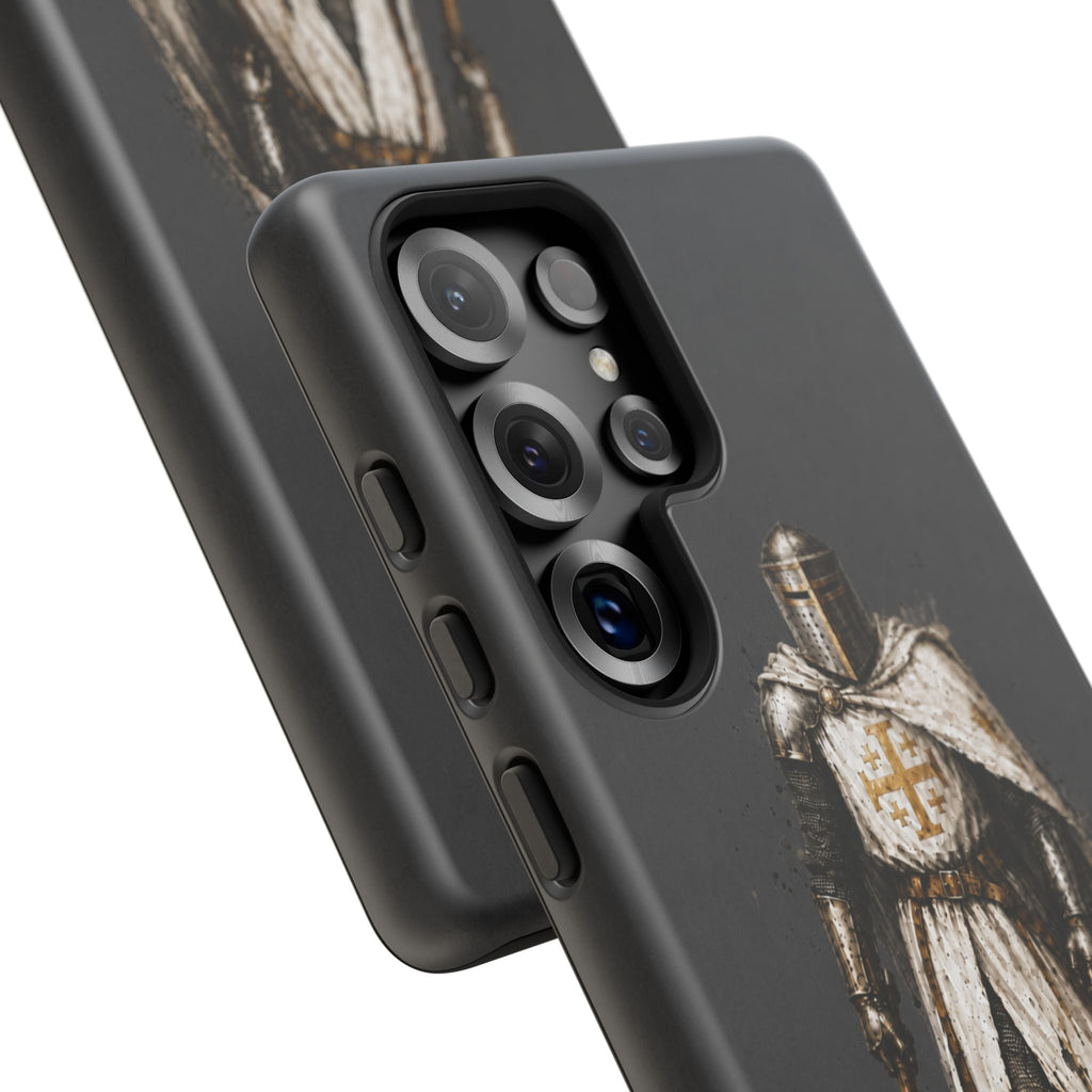Knight Of The Kingdom Of Jerusalem Phone Case | Charcoal Grey