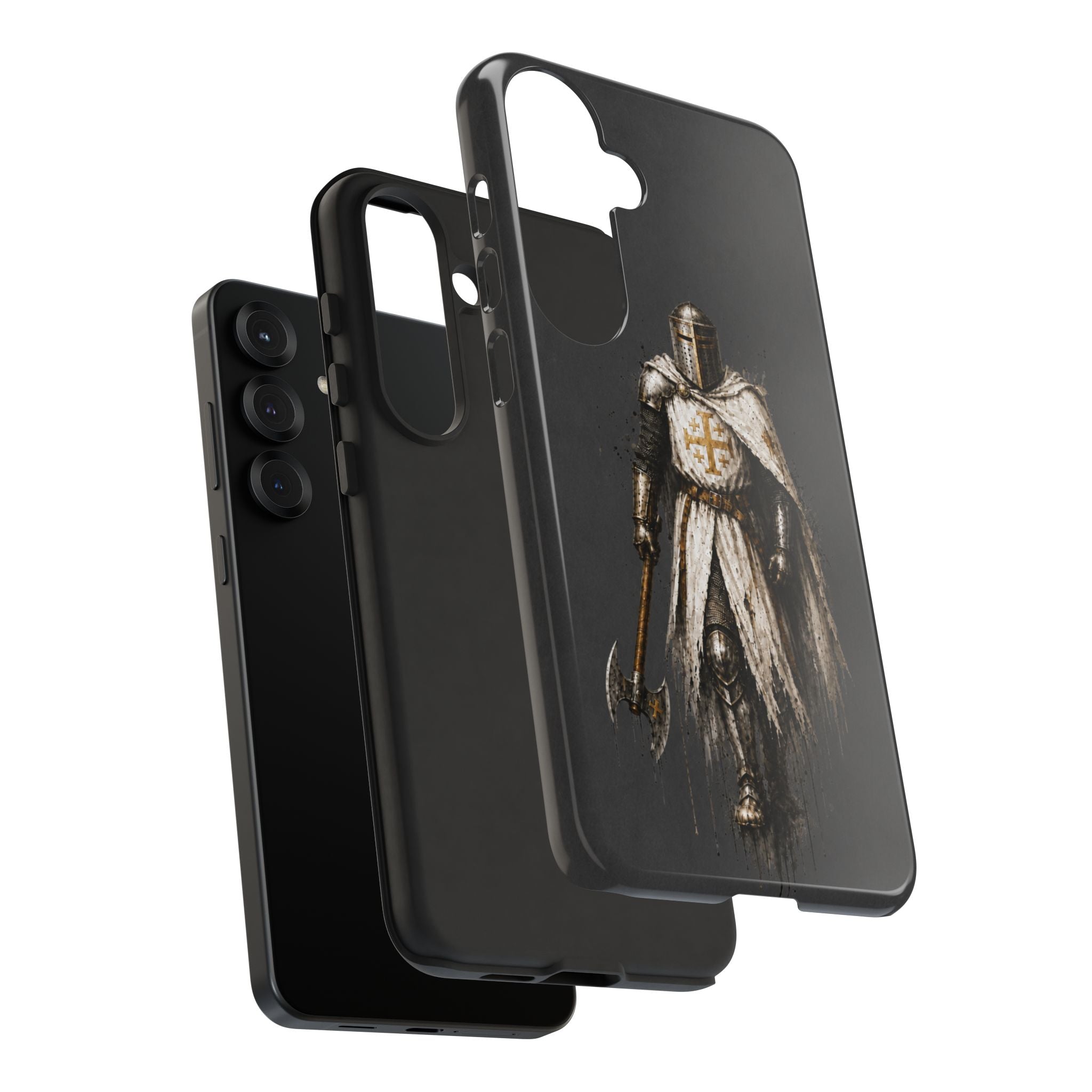 Knight Of The Kingdom Of Jerusalem Phone Case | Charcoal Grey