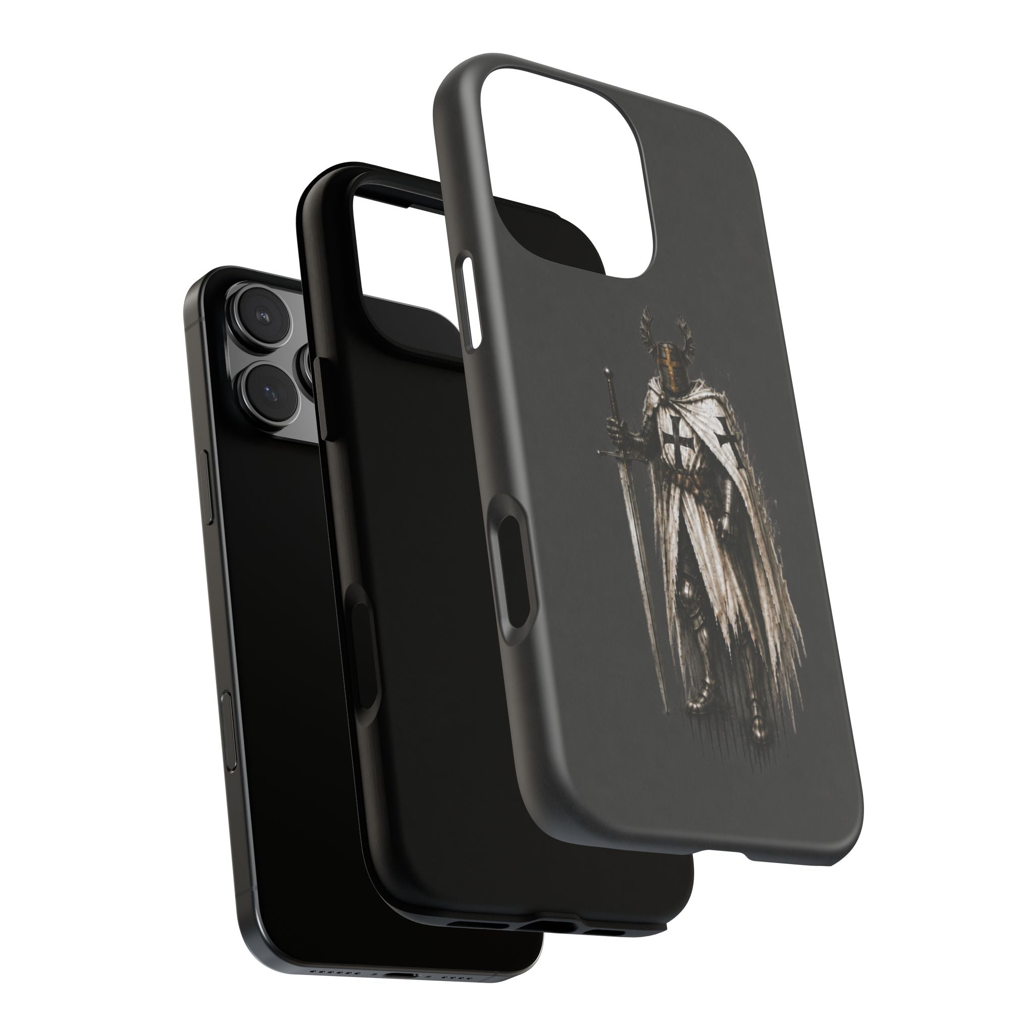 Knight Of The Teutonic Order Phone Case | Charcoal Grey