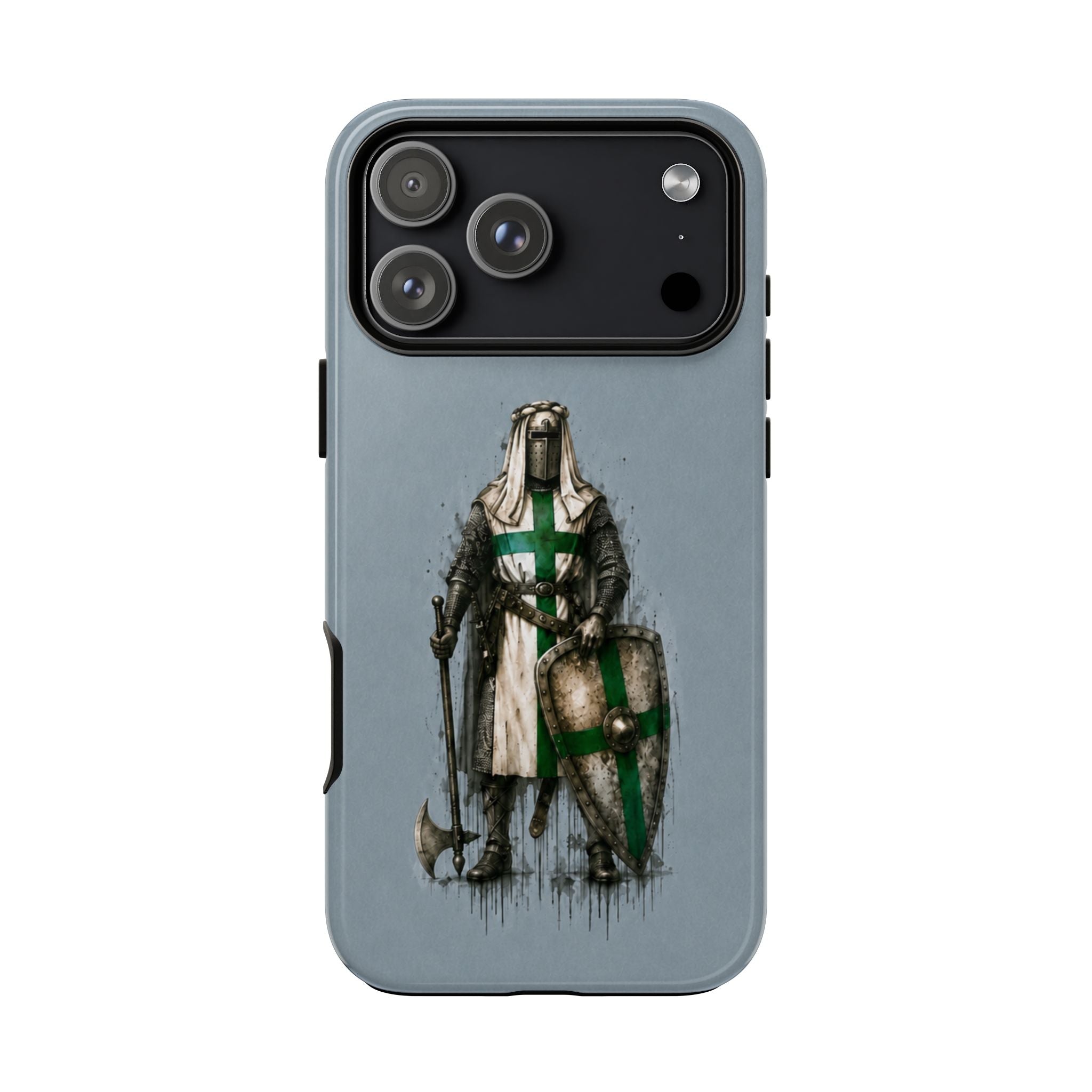 Knight Of The Order Of Saint Lazarus Phone Case | Faded Steel Blue