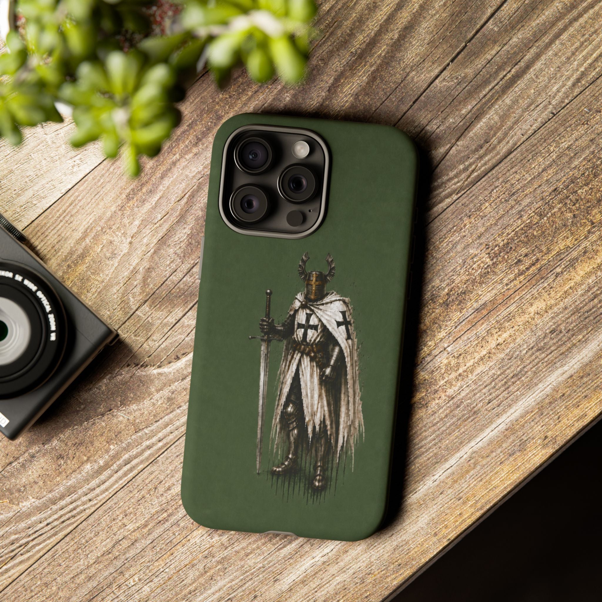 Knight Of The Teutonic Order Phone Case I Forest Green