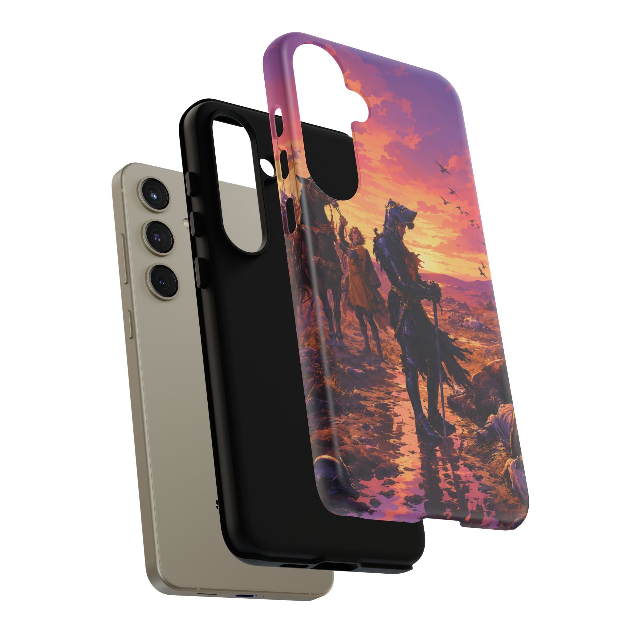 Medieval Knight Phone Cases In The GTA VI Art Style