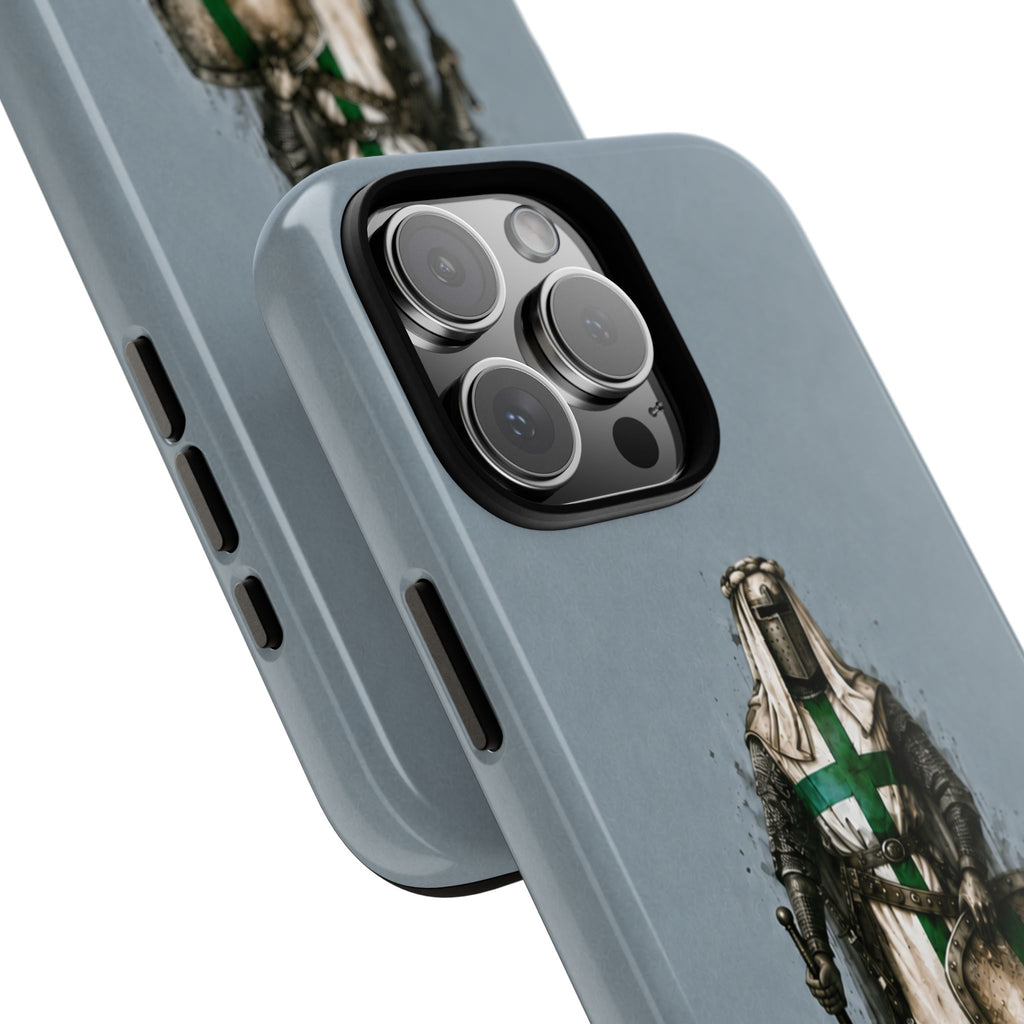 Knight Of The Order Of Saint Lazarus Phone Case | Faded Steel Blue