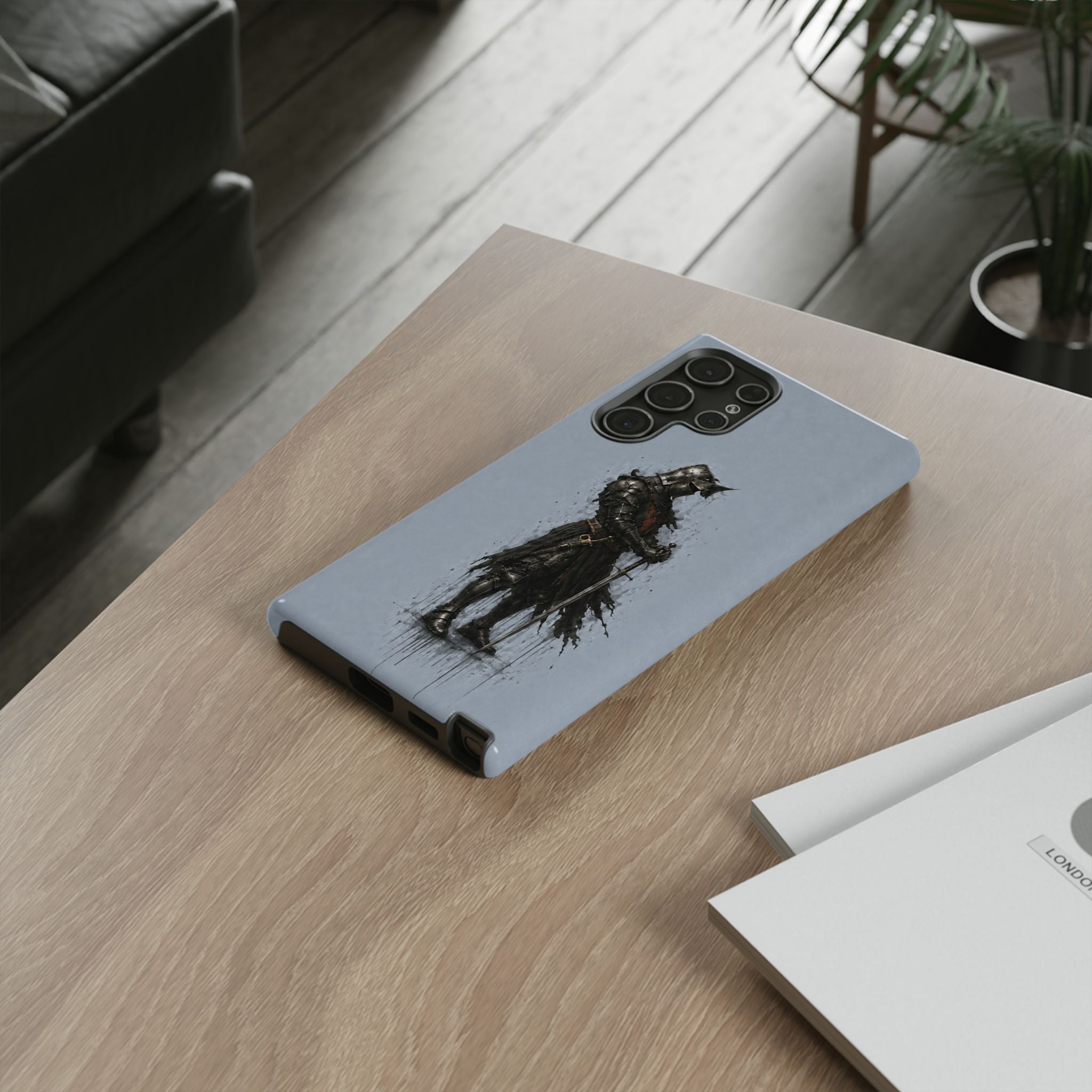 The Black Prince Phone Case I Faded Steel Blue