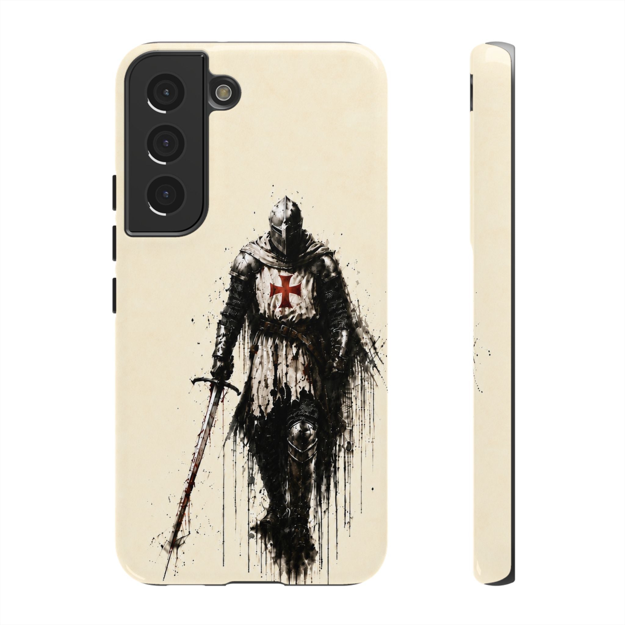 Knight Of The Templar Order Phone Case | Parchment Ivory