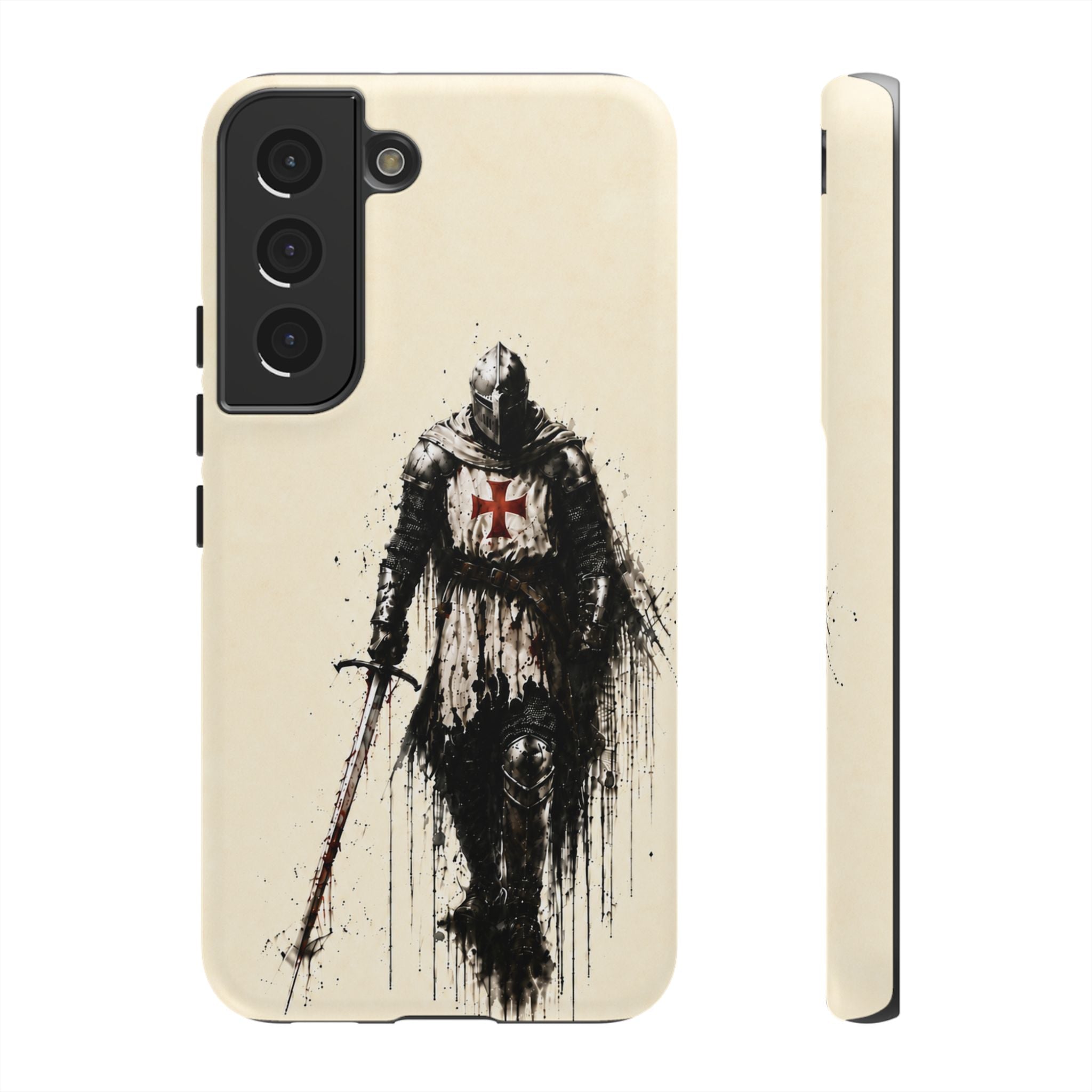 Knight Of The Templar Order Phone Case | Parchment Ivory