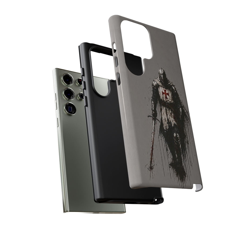 Knight Of The Templar Order Phone Case | Stone Grey