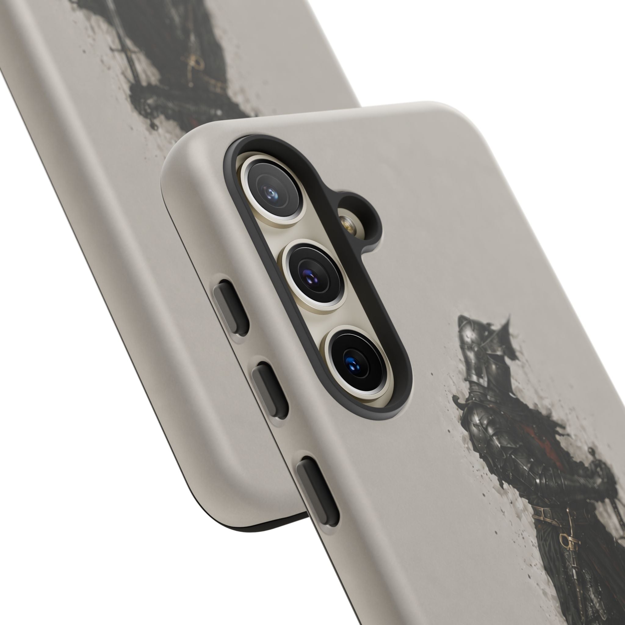 The Black Prince Phone Case | Stone Grey