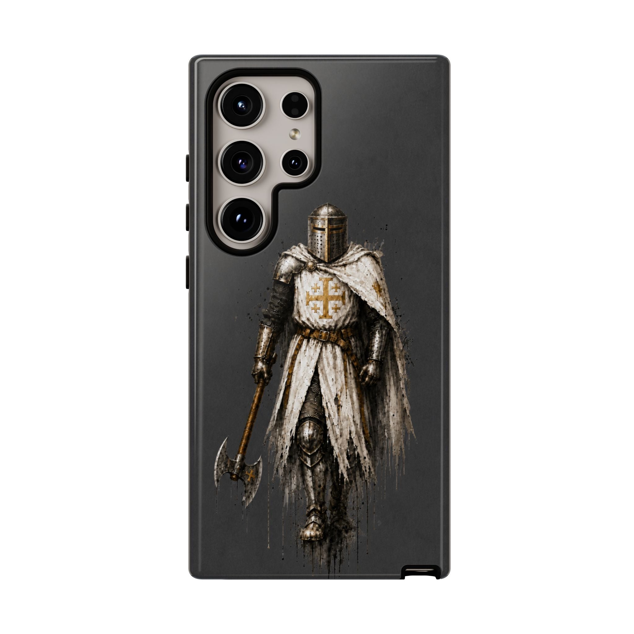 Knight Of The Kingdom Of Jerusalem Phone Case | Charcoal Grey