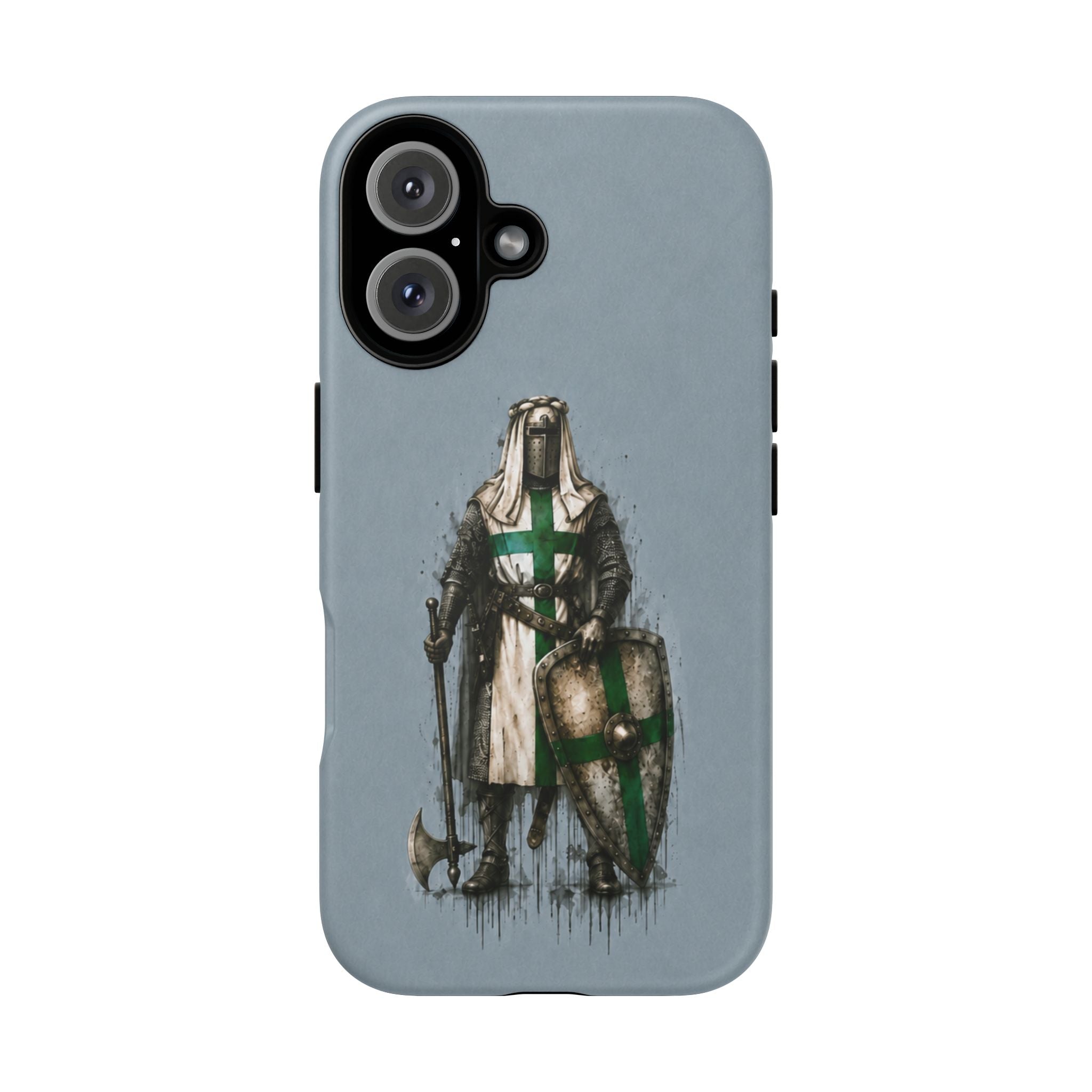 Knight Of The Order Of Saint Lazarus Phone Case | Faded Steel Blue