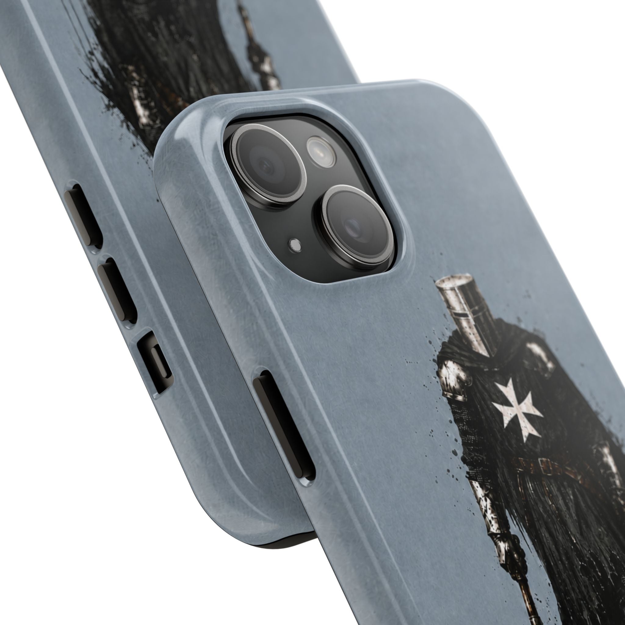 Knight Of The Hospitaller Order Phone Case I Faded Steel Blue