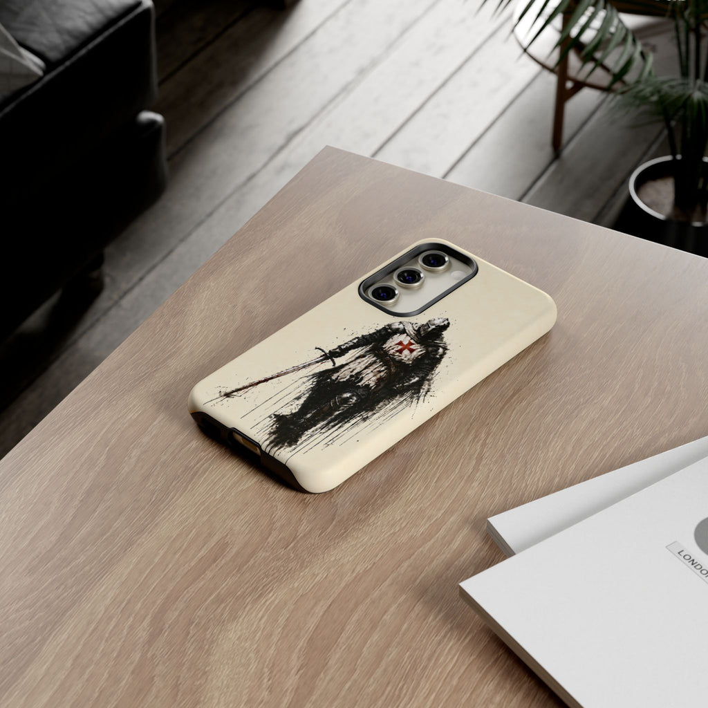 Knight Of The Templar Order Phone Case | Parchment Ivory