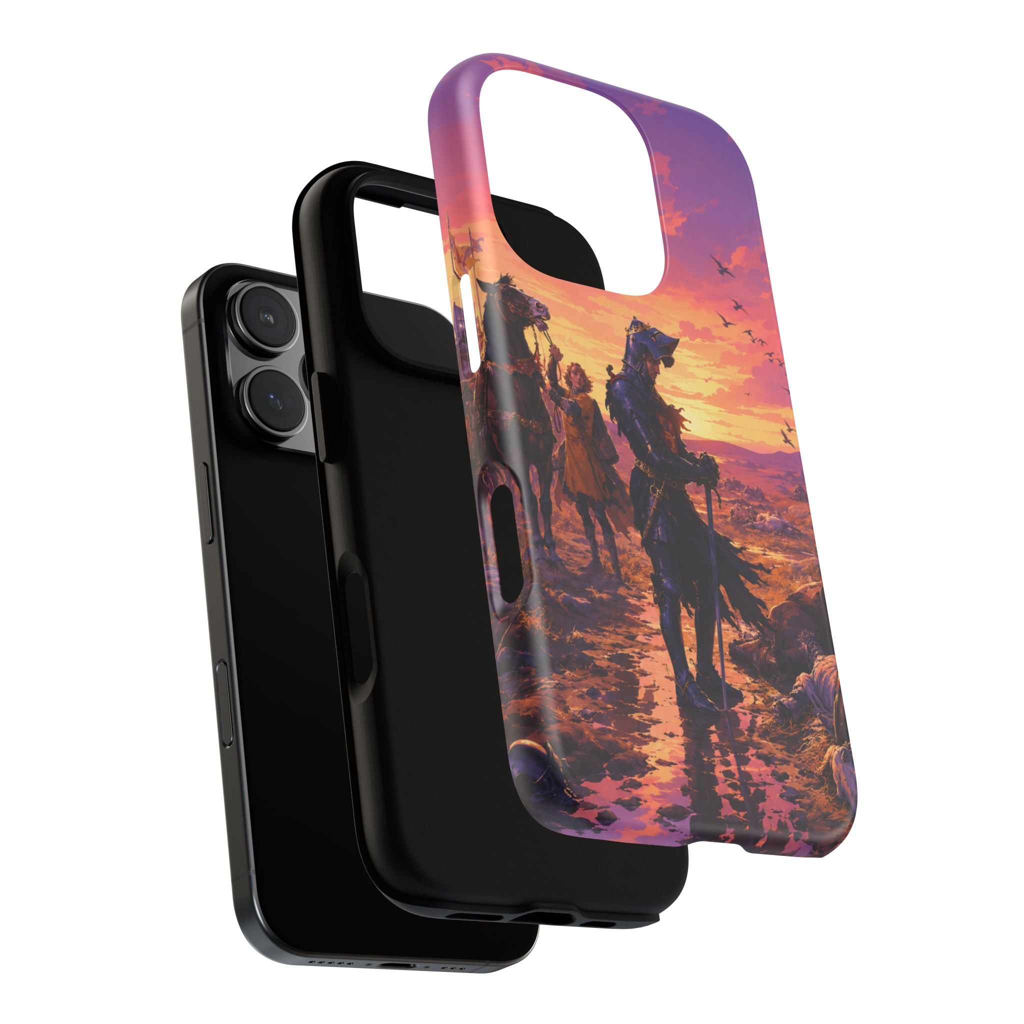 Medieval Knight Phone Cases In The GTA VI Art Style