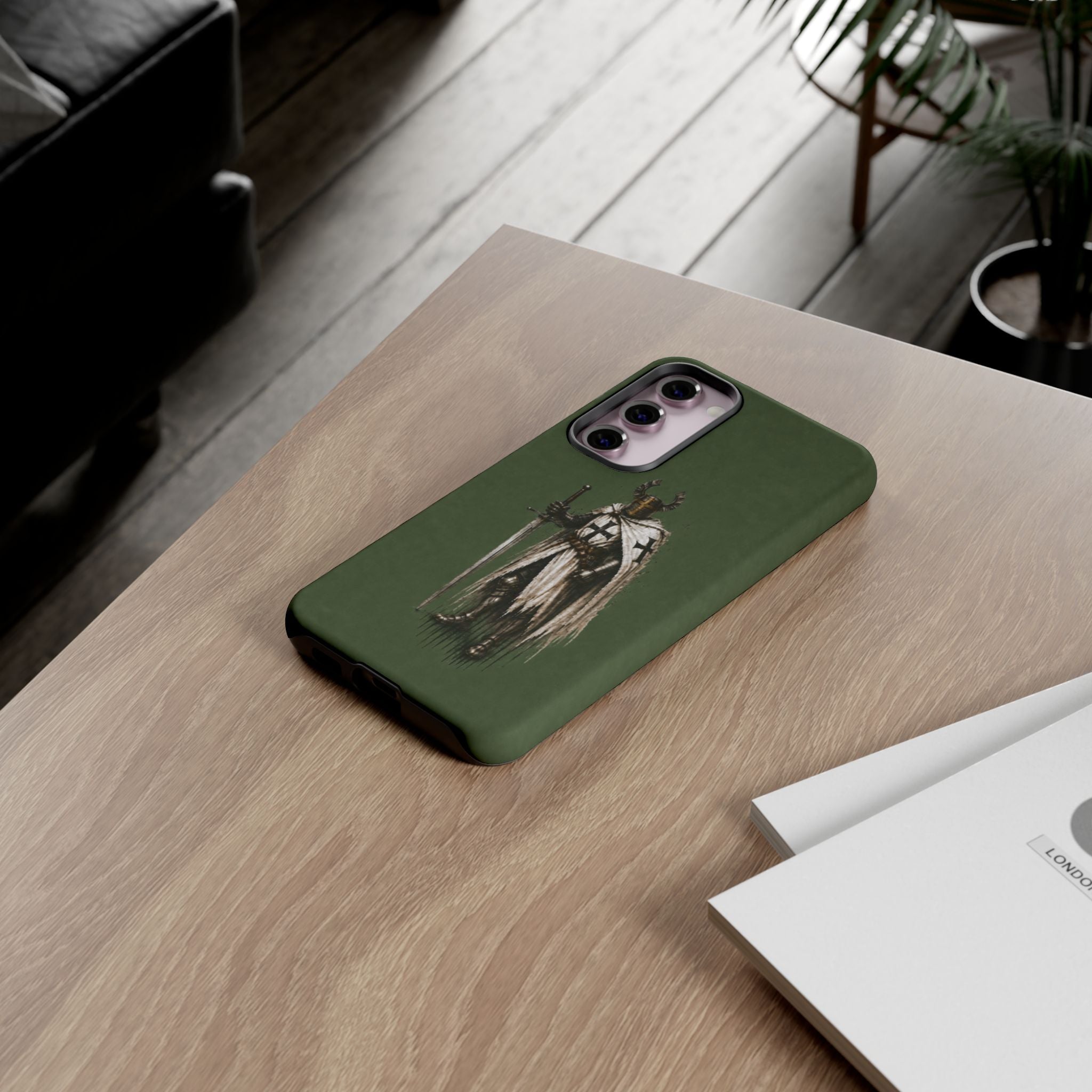 Knight Of The Teutonic Order Phone Case I Forest Green
