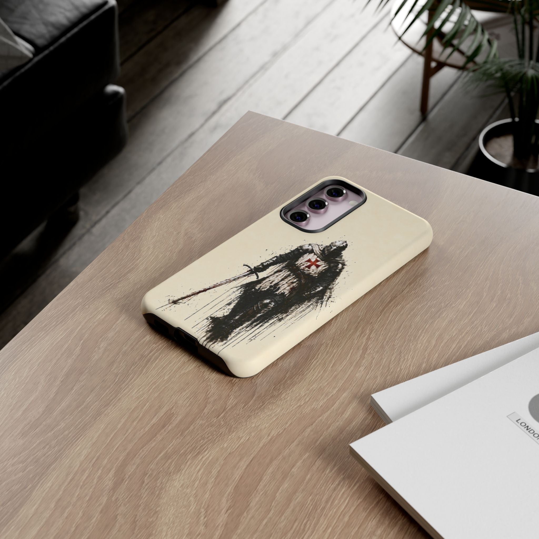 Knight Of The Templar Order Phone Case | Parchment Ivory