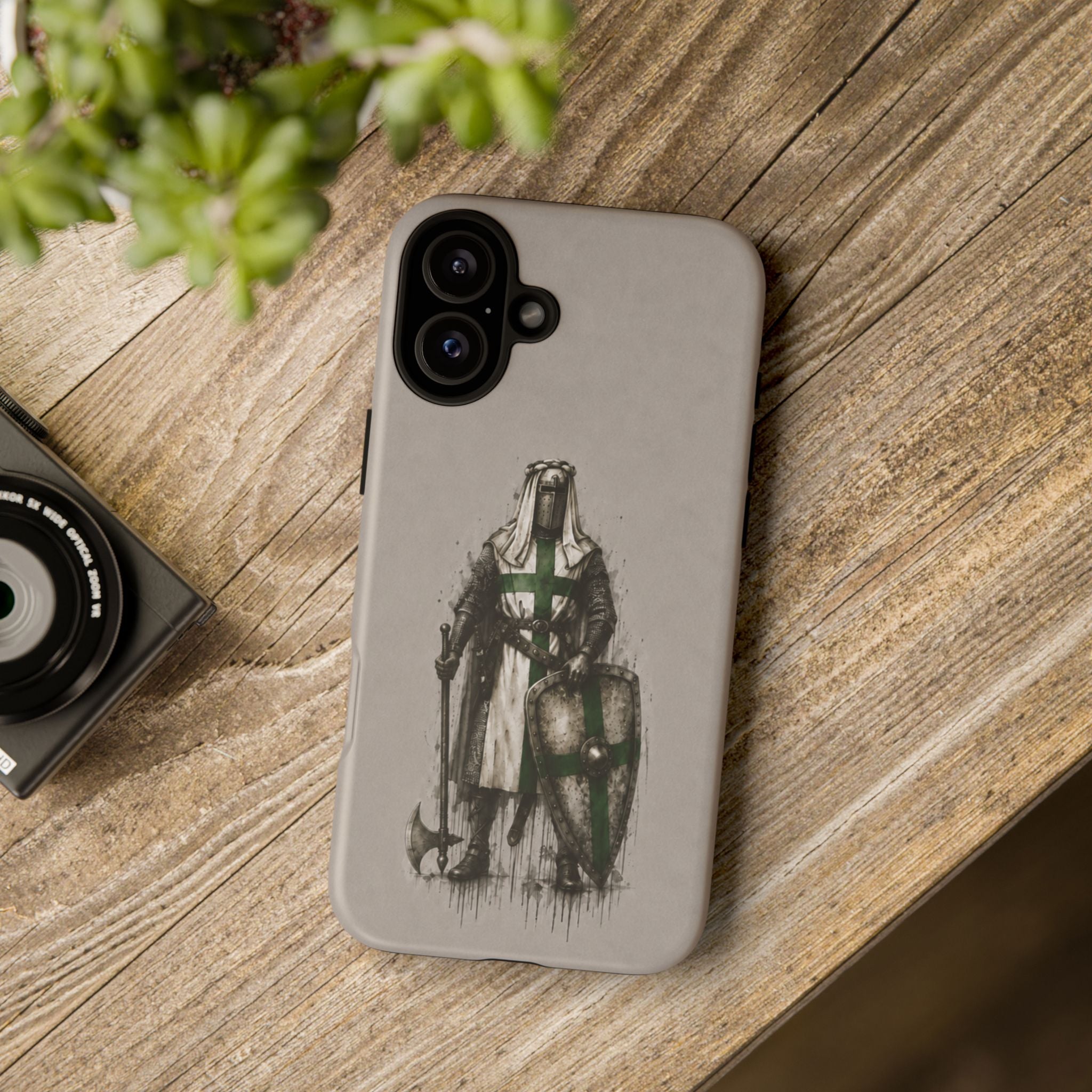 Knight Of The Order Of Saint Lazarus Phone Case | Stone Grey