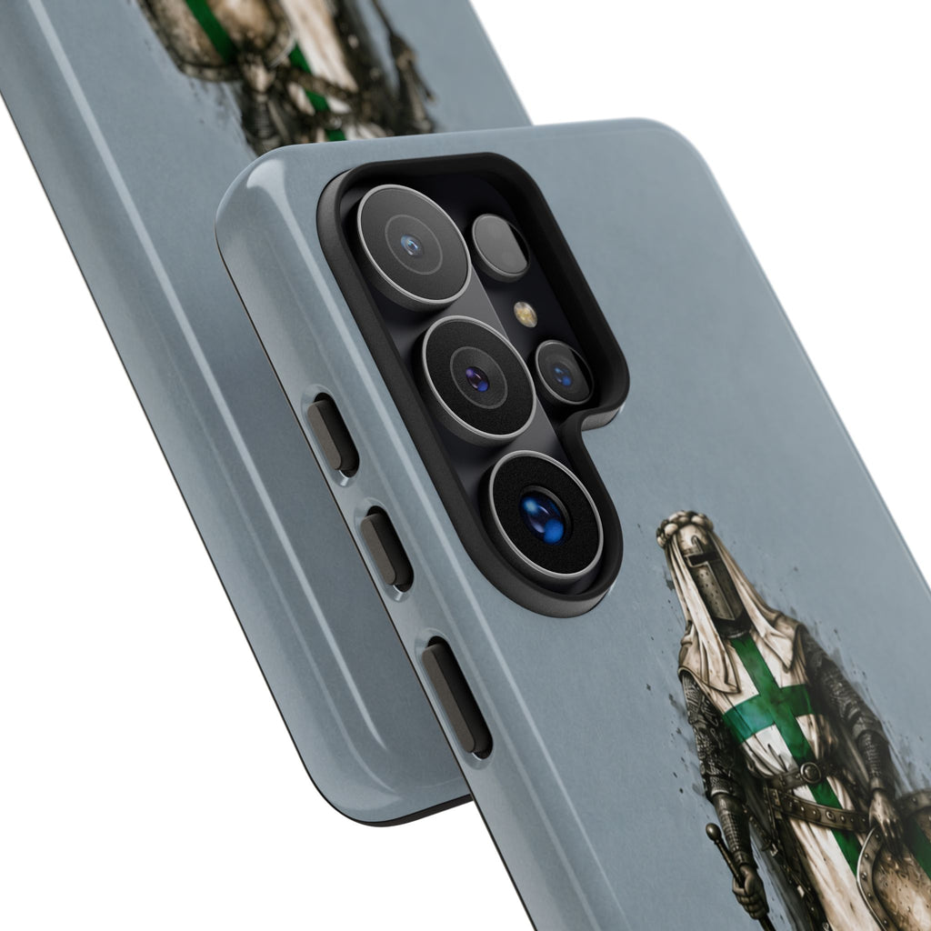 Knight Of The Order Of Saint Lazarus Phone Case | Faded Steel Blue