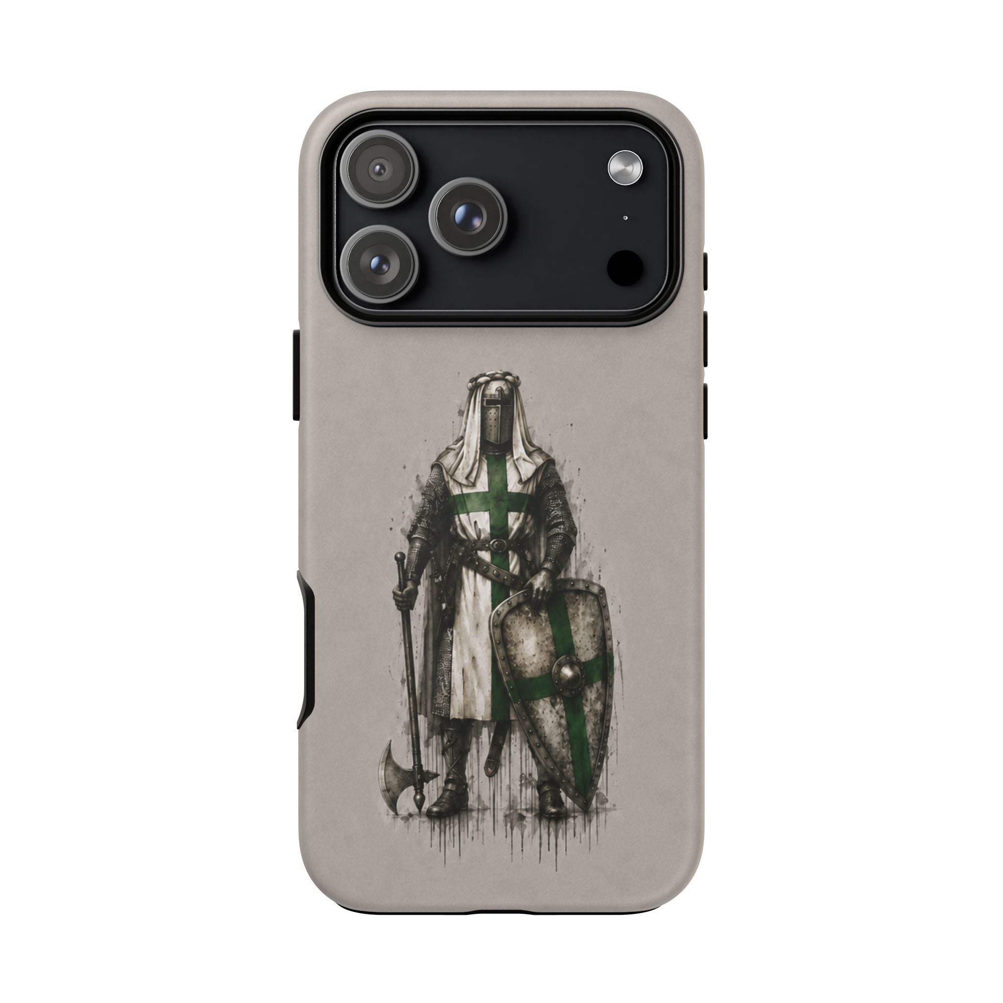 Knight Of The Order Of Saint Lazarus Phone Case | Stone Grey